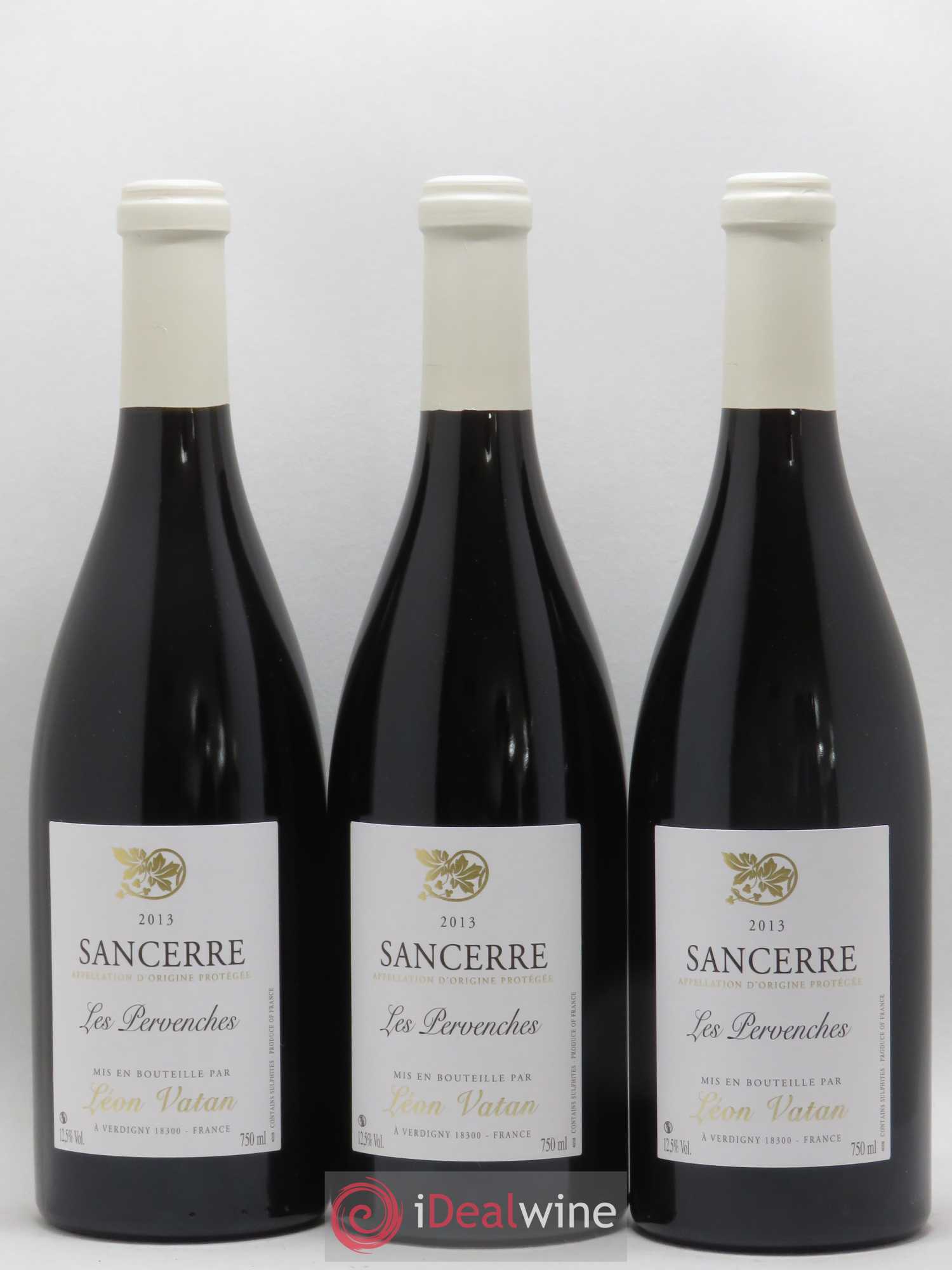 Sancerre Les Pervenches Léon Vatan (sans prix de réserve) 2013 - Posten von 3 Flaschen - 0