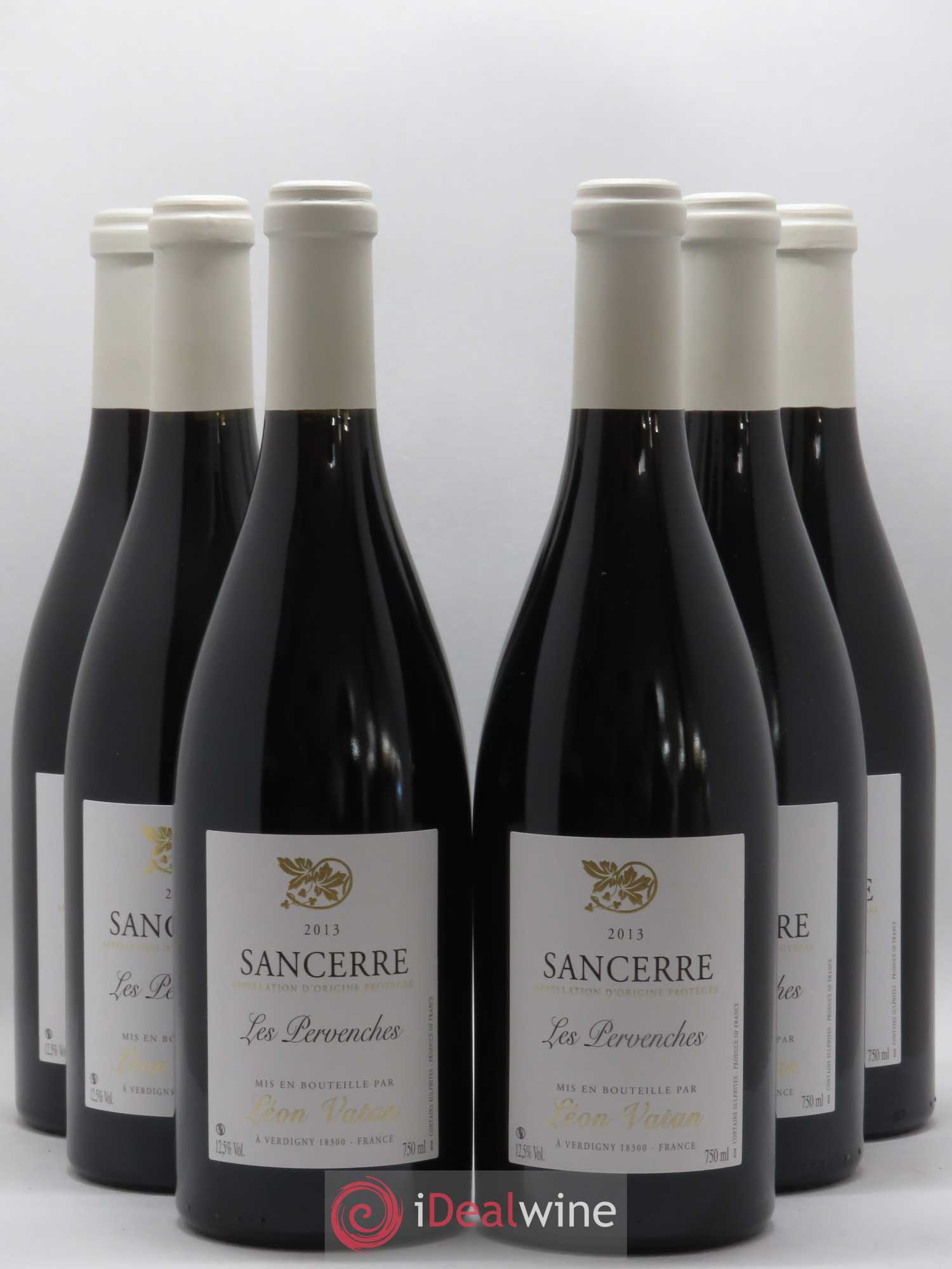 Sancerre Les Pervenches Léon Vatan (sans prix de réserve) 2013 - Posten von 6 Flaschen - 0