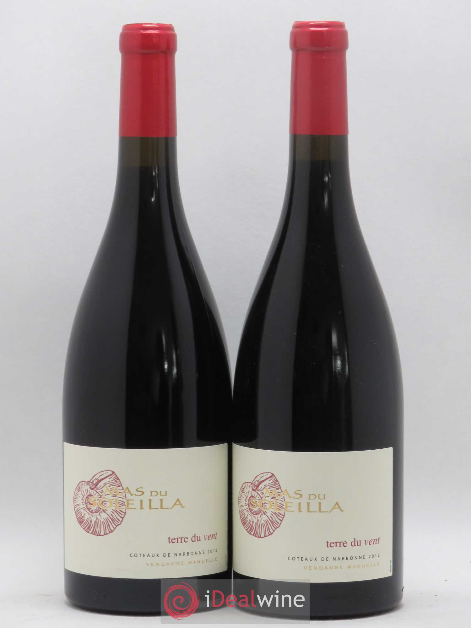 Divers Coteaux de Narbonne Mas du Soleilla Terre du Vent 2012 - Posten von 2 Flaschen - 0