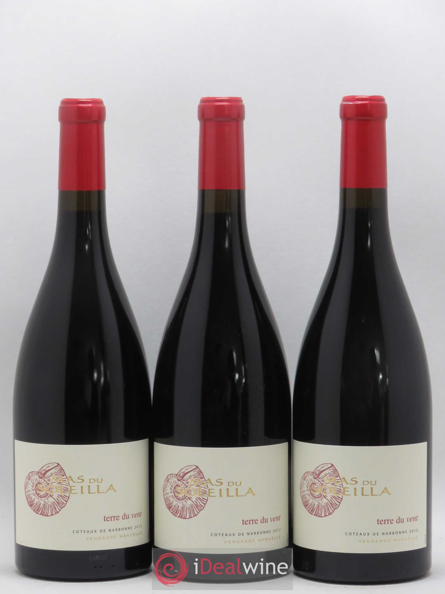 Divers Coteaux de Narbonne Mas du Soleilla Terre du Vent 2012 - Posten von 6 Flaschen - 1