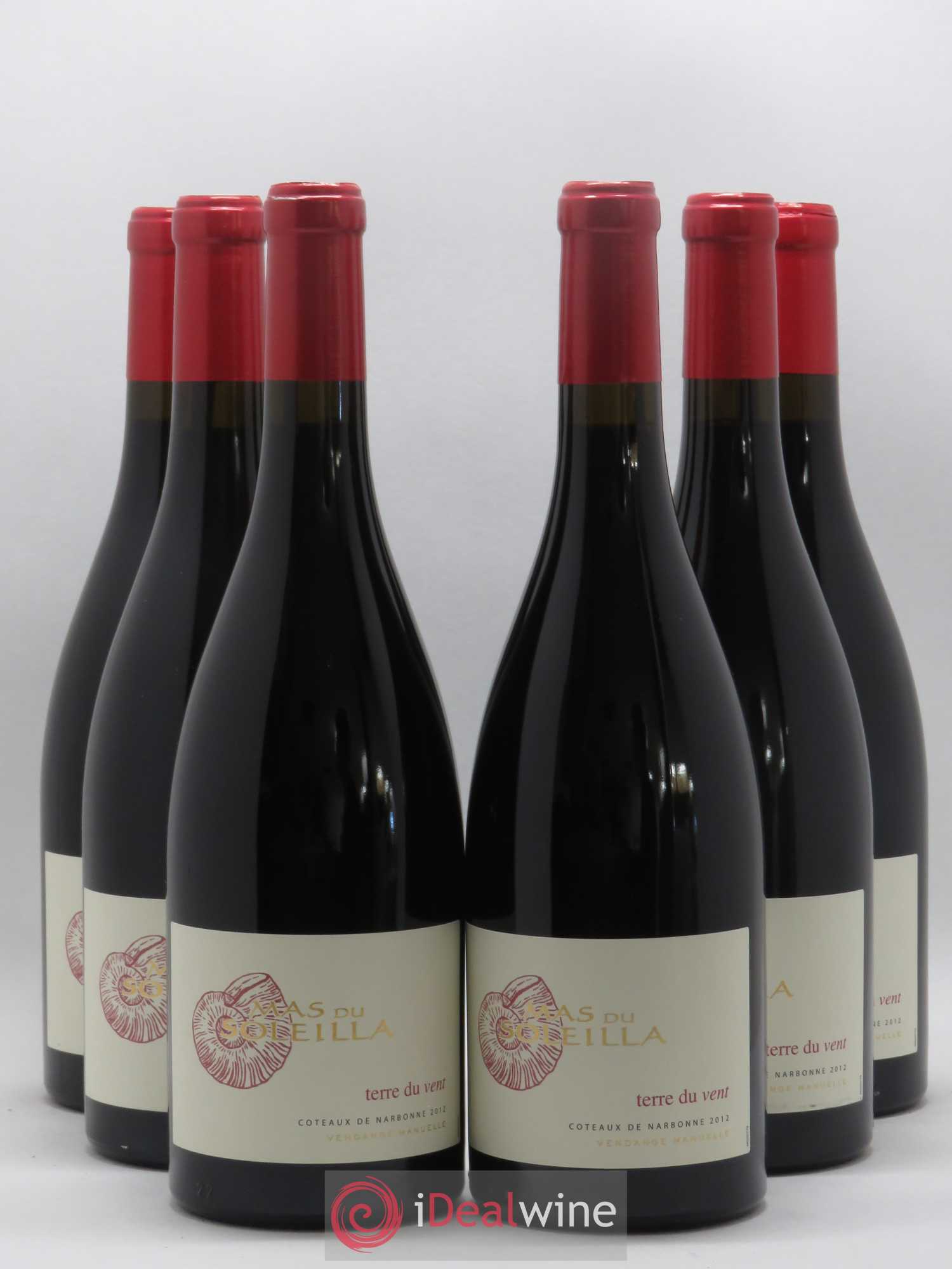 Divers Coteaux de Narbonne Mas du Soleilla Terre du Vent 2012 - Posten von 6 Flaschen - 0
