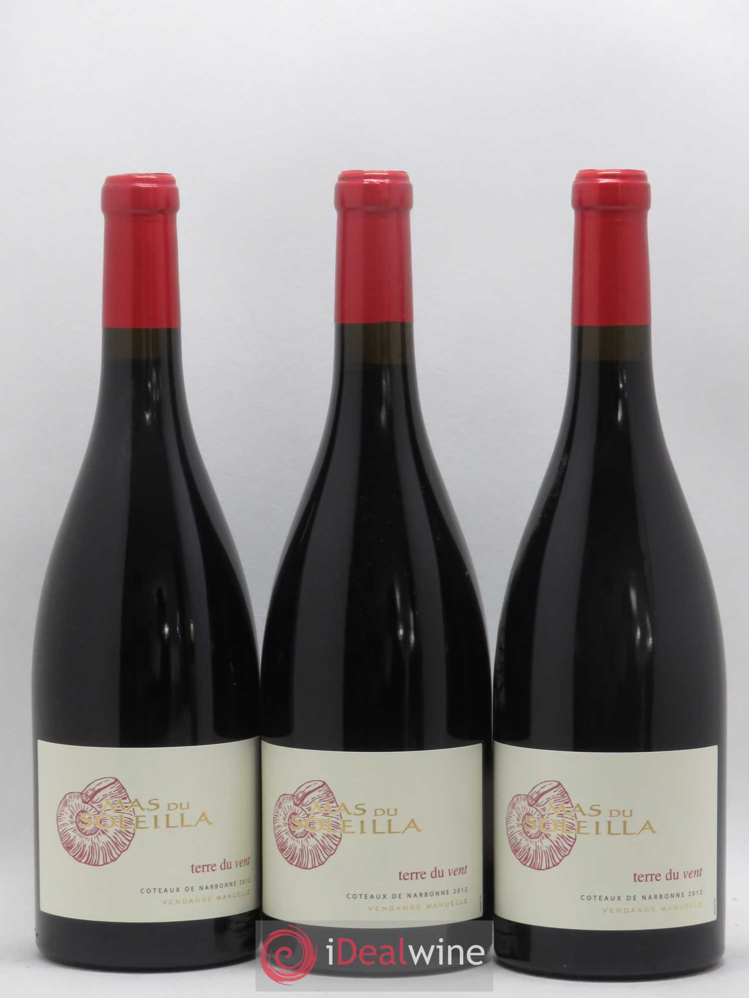 Divers Coteaux de Narbonne Mas du Soleilla Terre du Vent 2012 - Lot de 6 bouteilles - 1