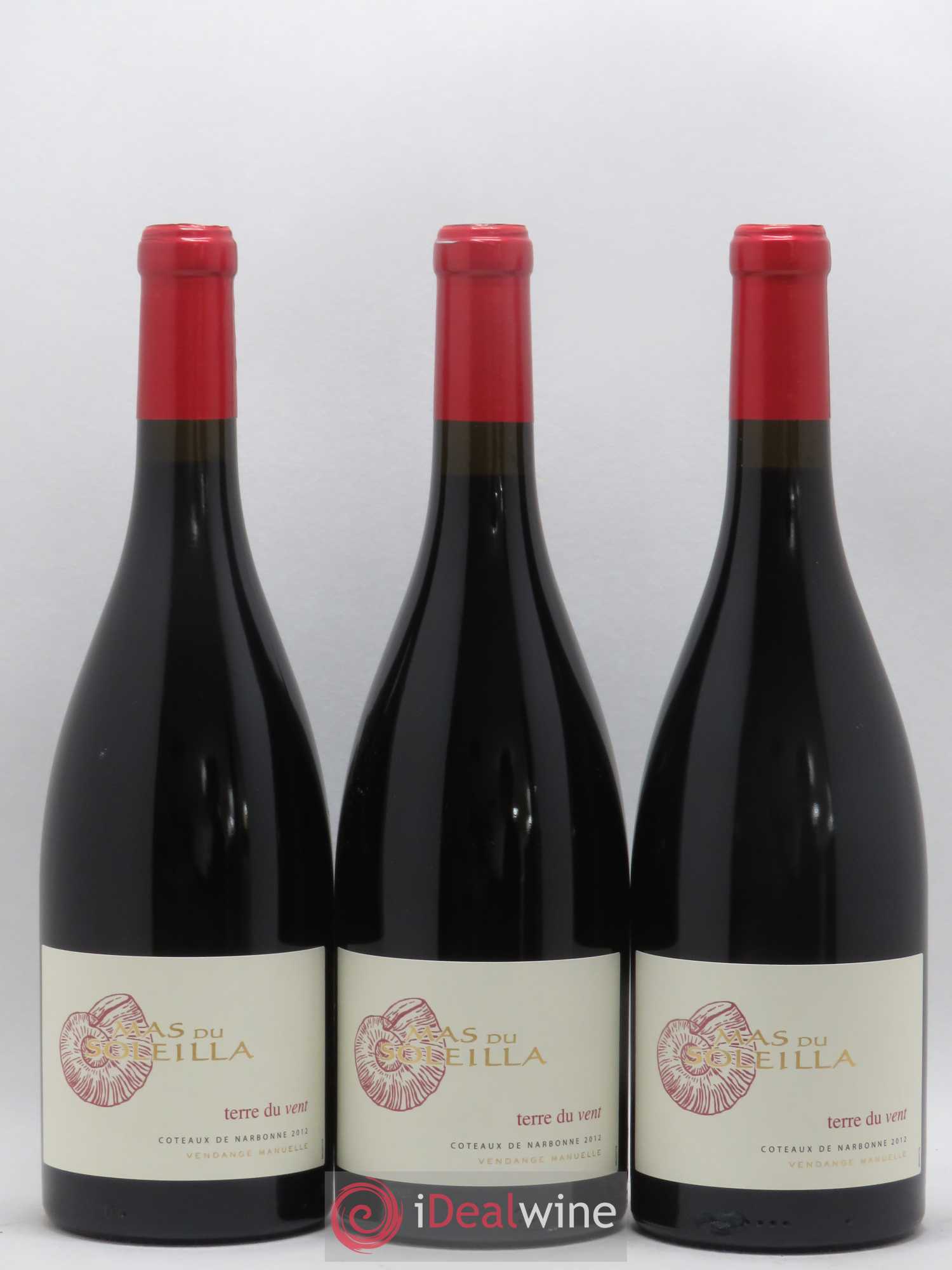 Divers Coteaux de Narbonne Mas du Soleilla Terre du Vent 2012 - Lot de 6 bouteilles - 2