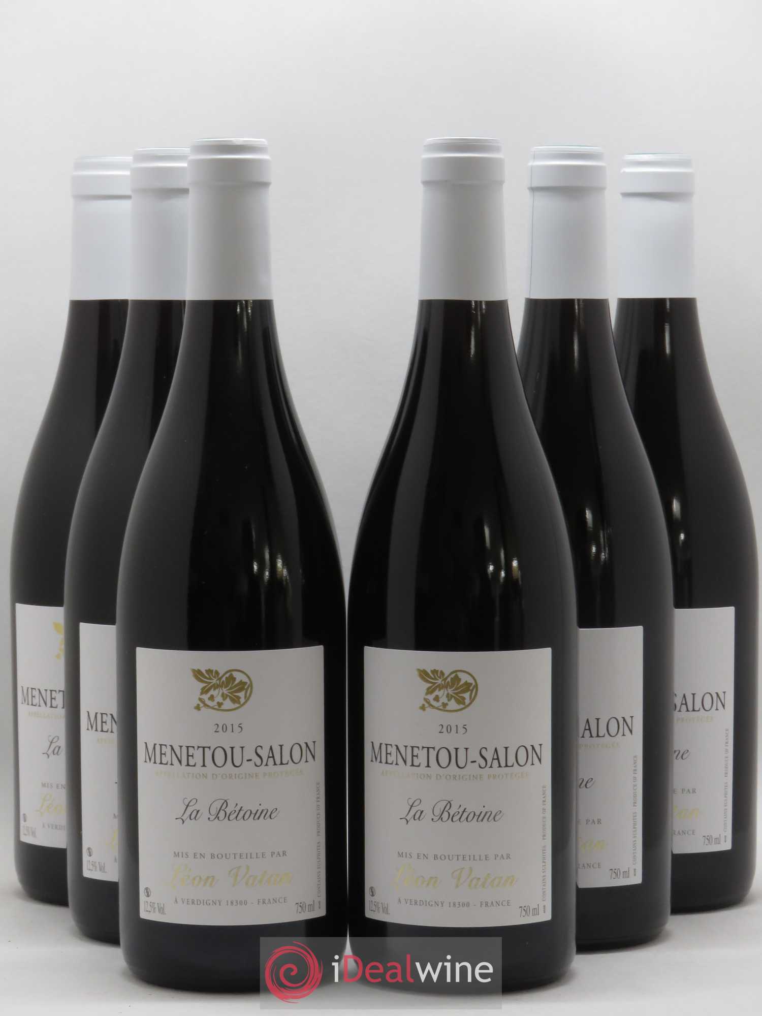 Menetou-Salon La Betoine Domaine Léon Vatan 2015 - Posten von 6 Flaschen - 0