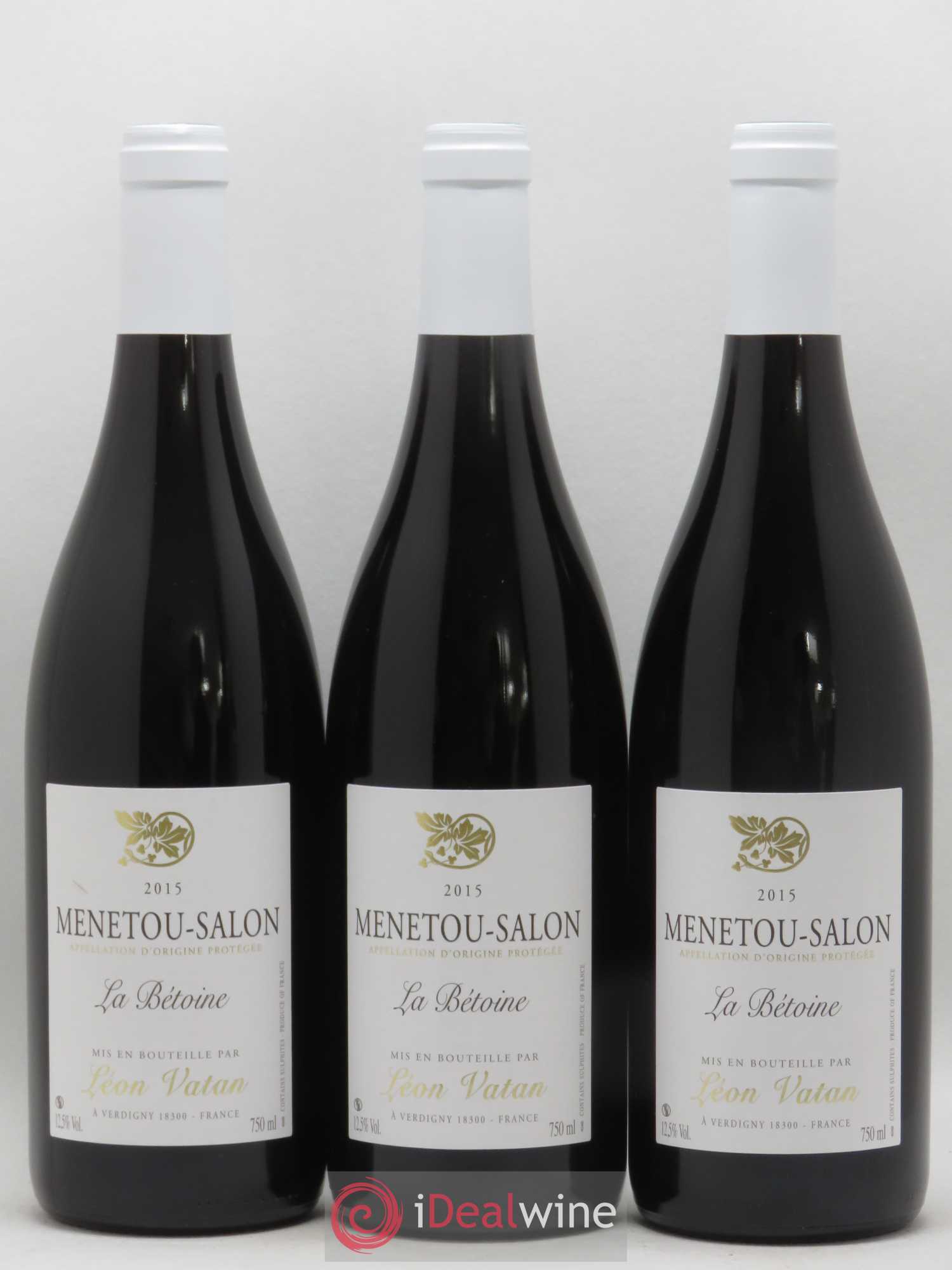 Menetou-Salon La Betoine Domaine Léon Vatan 2015 - Posten von 6 Flaschen - 1