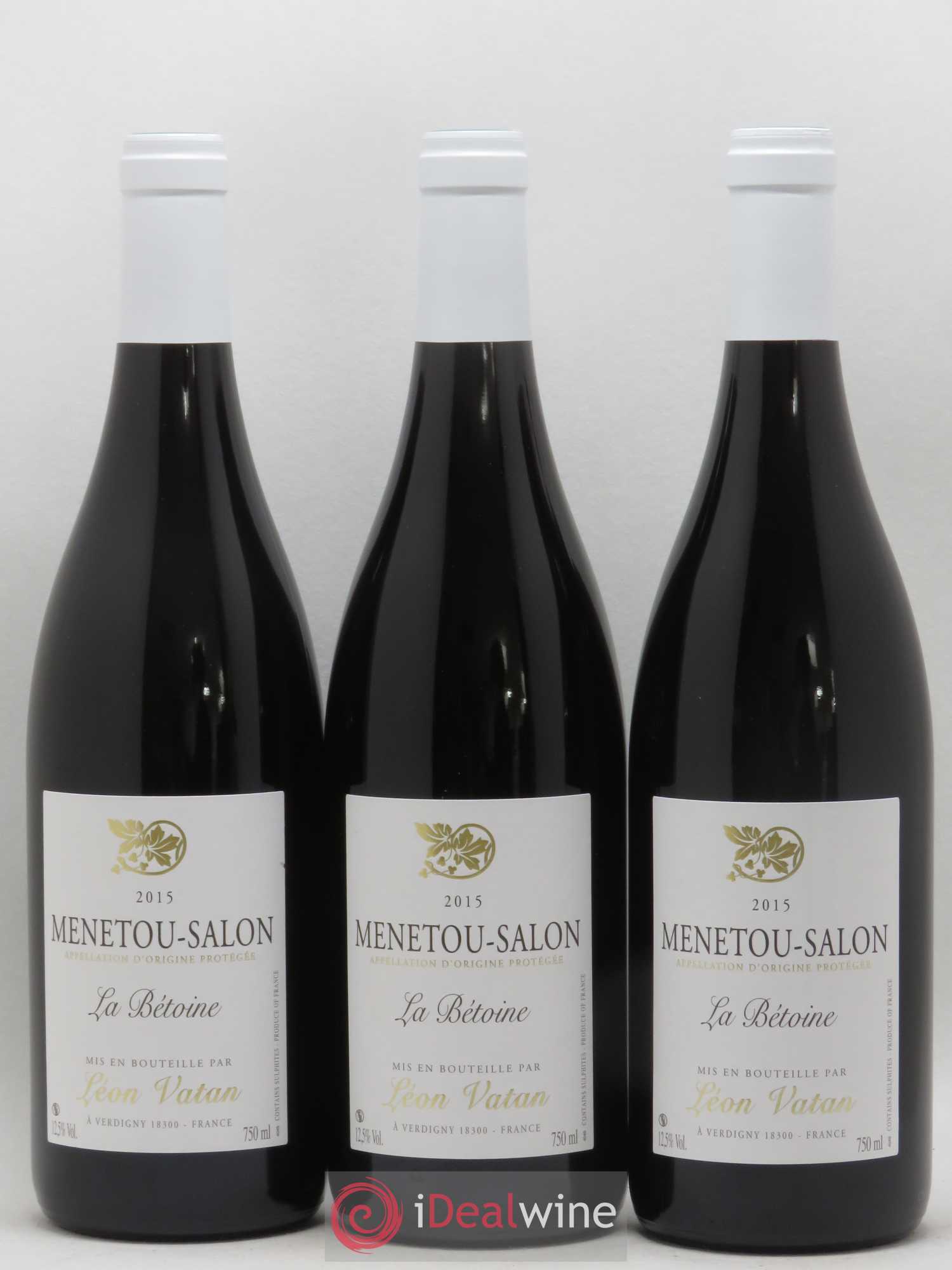Menetou-Salon La Betoine Domaine Léon Vatan 2015 - Posten von 6 Flaschen - 2