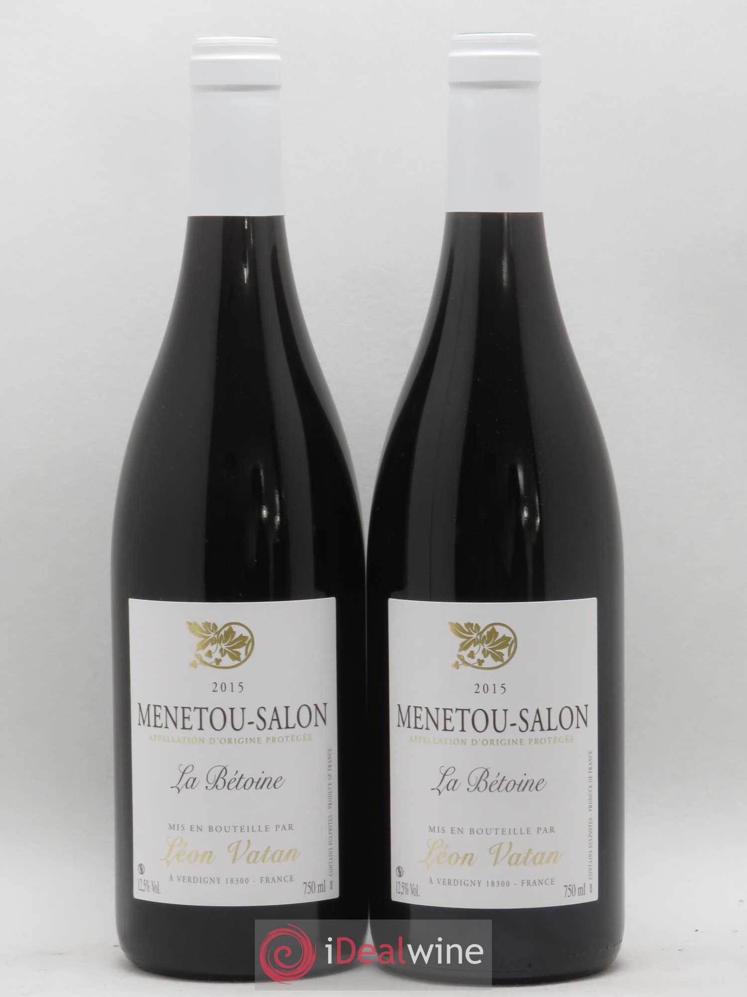 Menetou-Salon La Betoine Domaine Léon Vatan 2015 - Posten von 2 Flaschen - 0