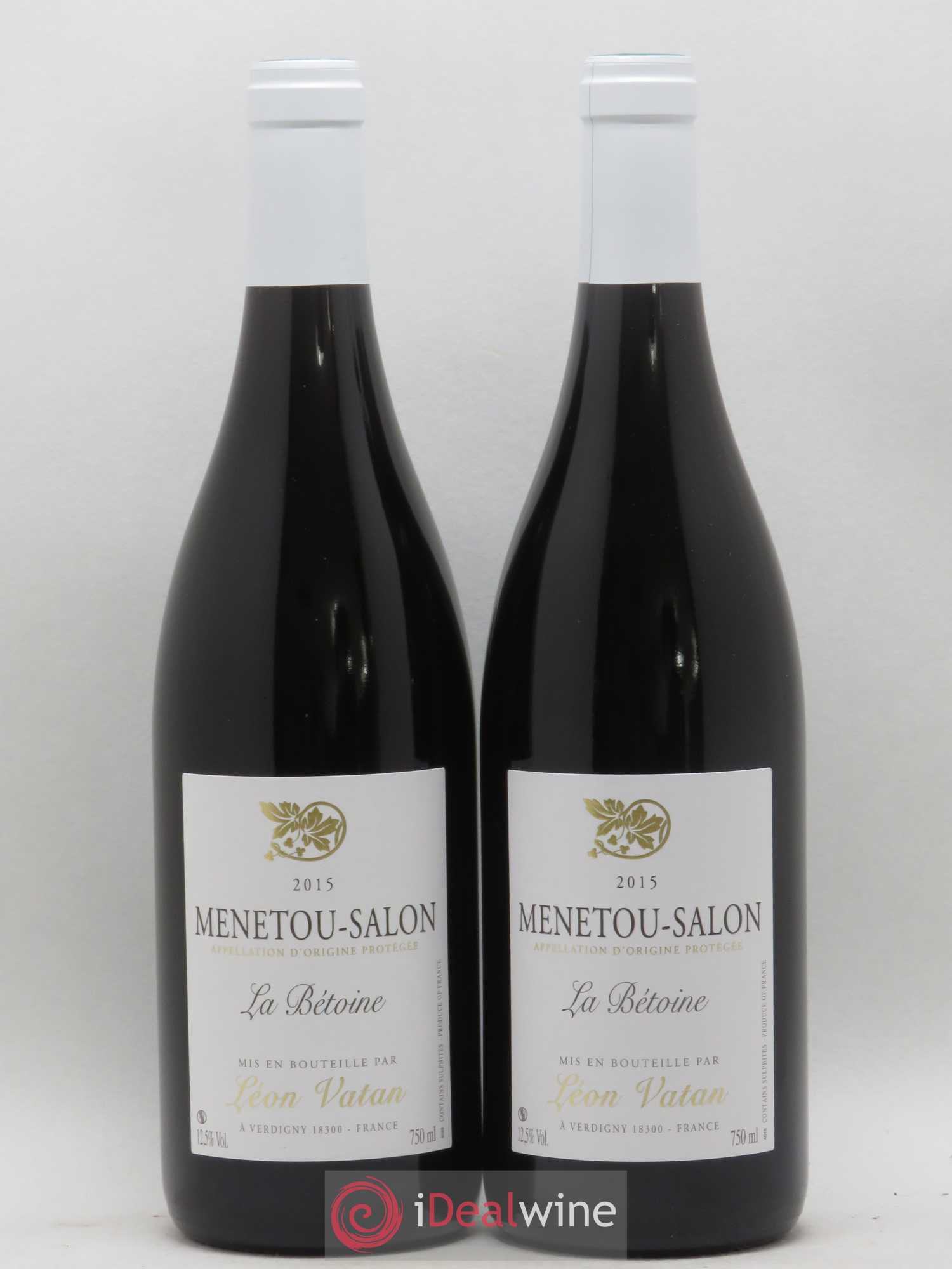 Menetou-Salon La Betoine Domaine Léon Vatan 2015 - Posten von 2 Flaschen - 0