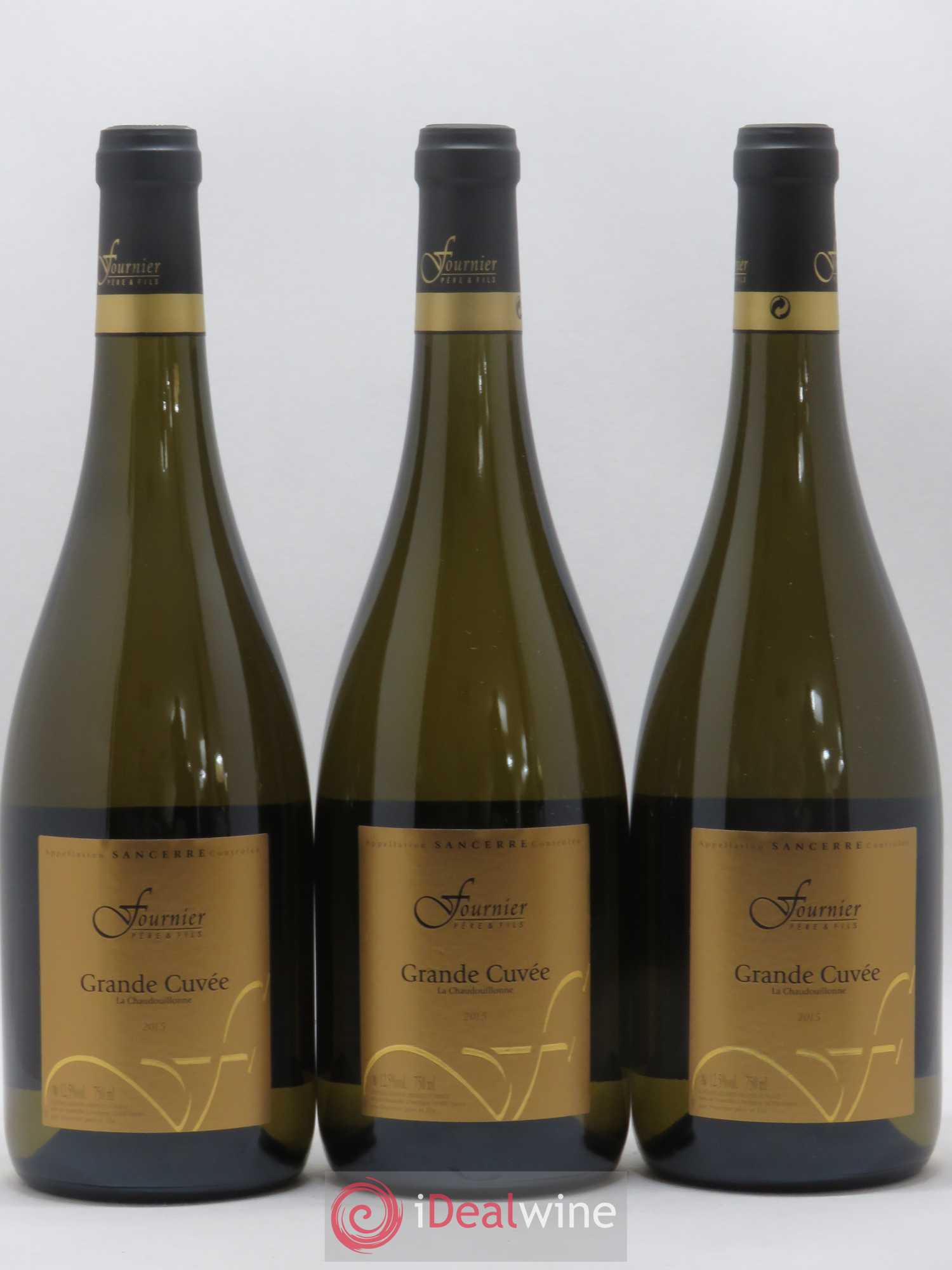 Sancerre Fournier Pere et Fils Grande Cuvée La Chaudouillonne 2015 - Posten von 3 Flaschen - 0