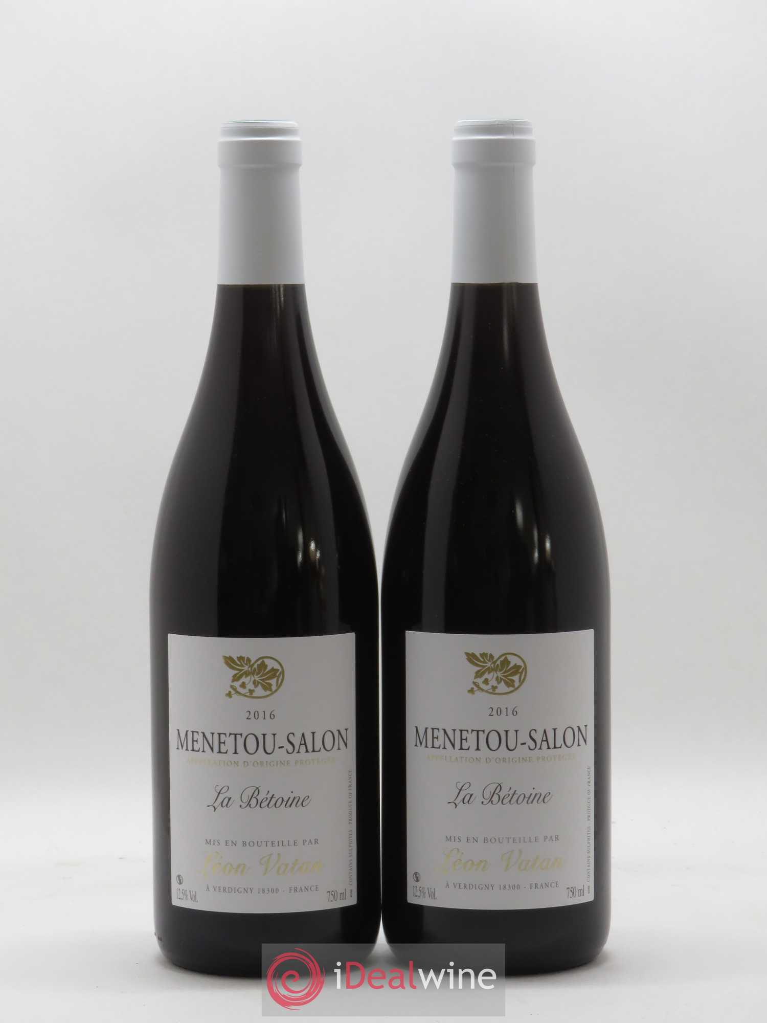 Menetou-Salon La Betoine Domaine Léon Vatan 2016 - Posten von 2 Flaschen - 0