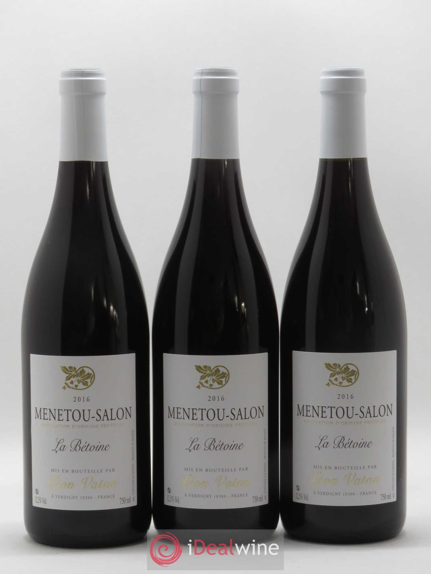 Menetou-Salon La Betoine Domaine Léon Vatan 2016 - Posten von 3 Flaschen - 0