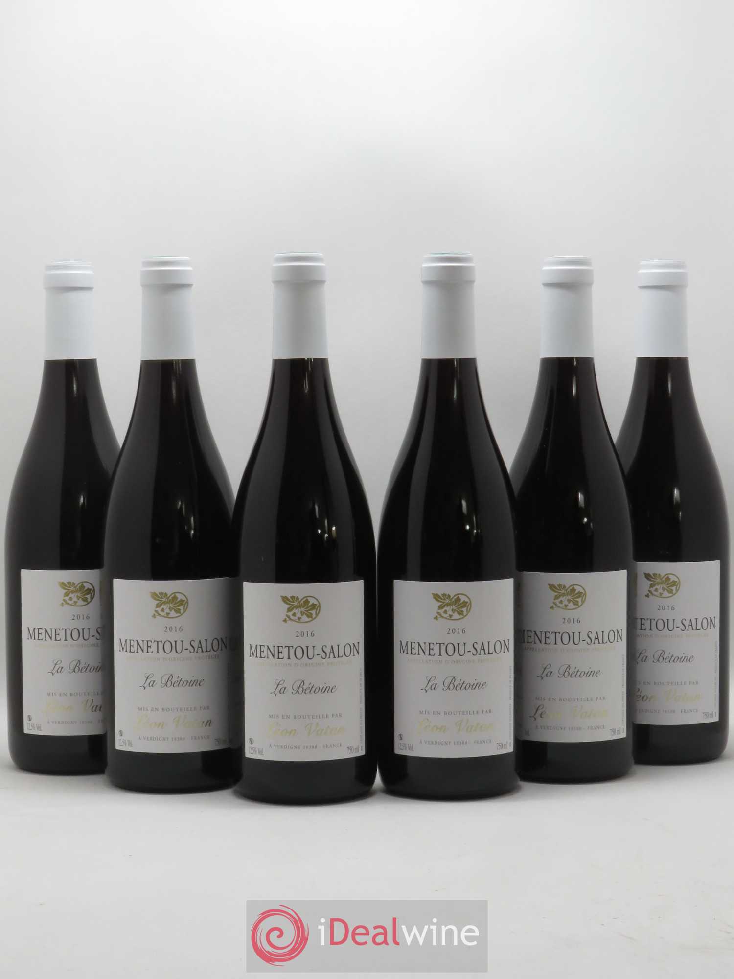 Menetou-Salon La Betoine Domaine Léon Vatan (sans prix de réserve) 2016 - Posten von 6 Flaschen - 0