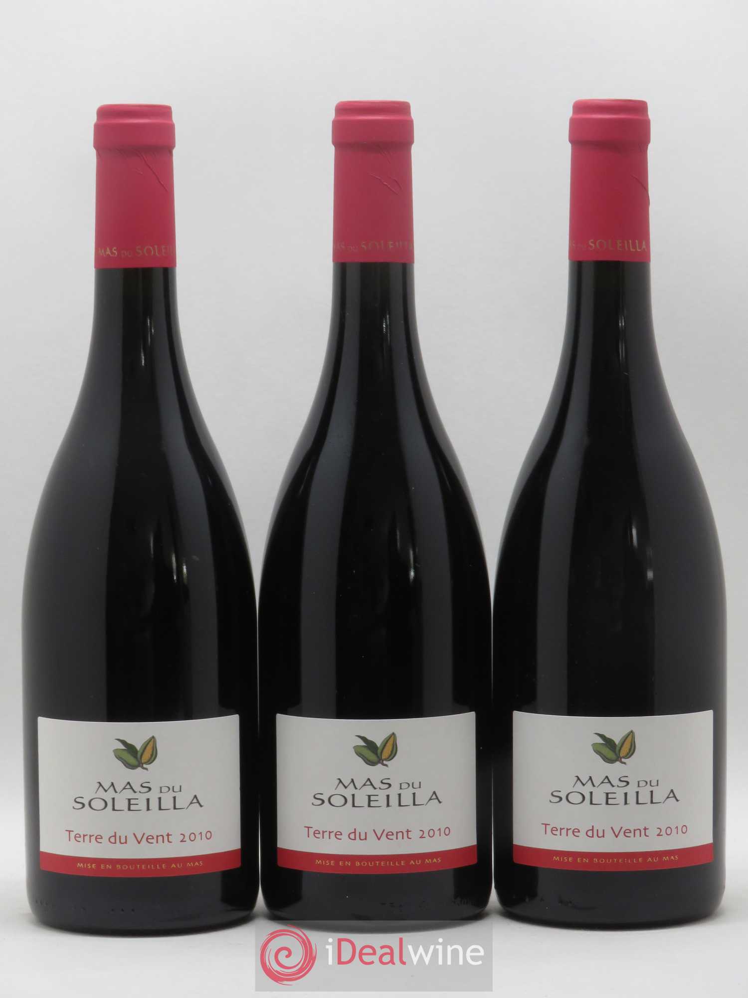 Divers Coteaux de Narbonne Mas du Soleilla Terre du Vent (sans prix de réserve) 2010 - Lot de 6 bouteilles - 2