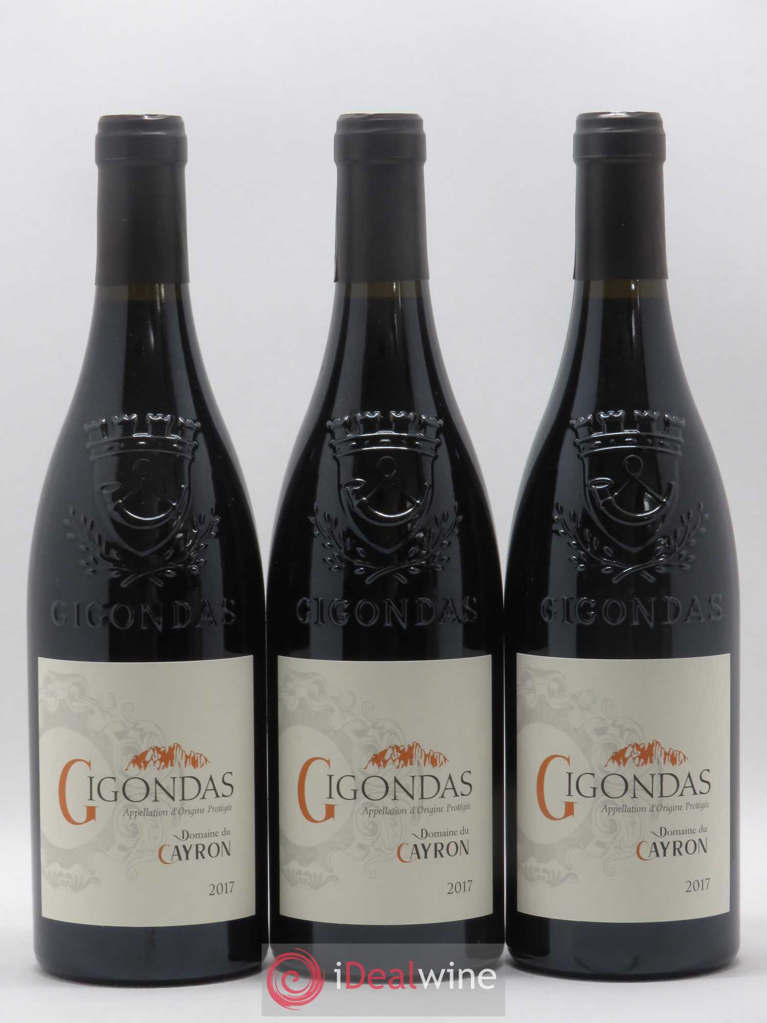 Gigondas Domaine du Cayron (sans prix de réserve) 2017 - Lot de 6 bouteilles - 1