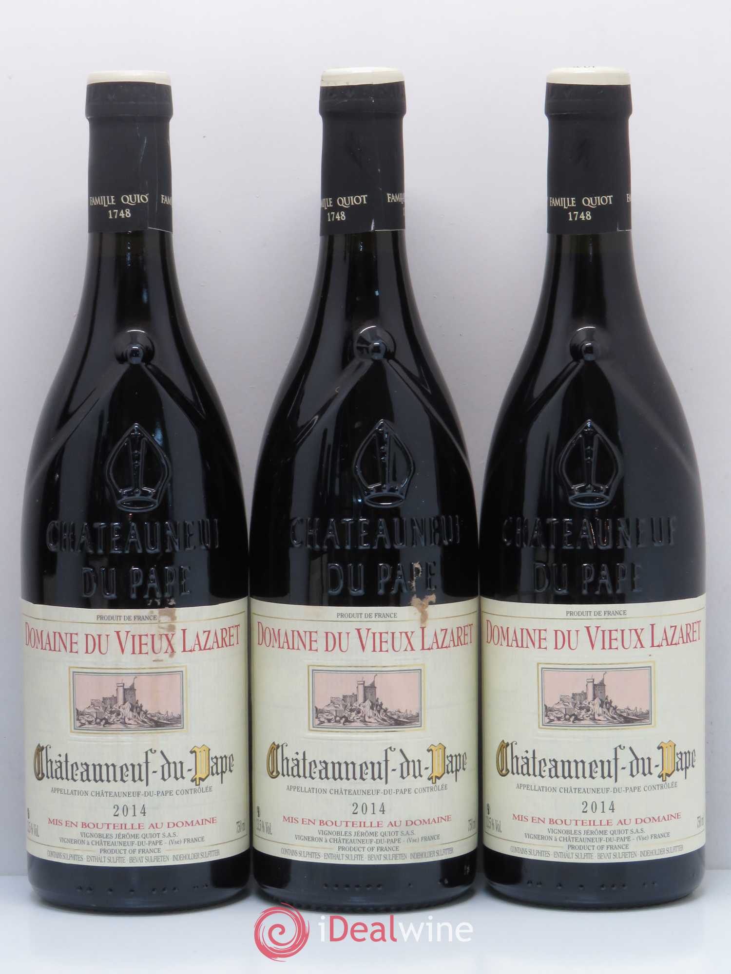 Châteauneuf-du-Pape Vieux Lazaret 2014 - Posten von 6 Flaschen - 1