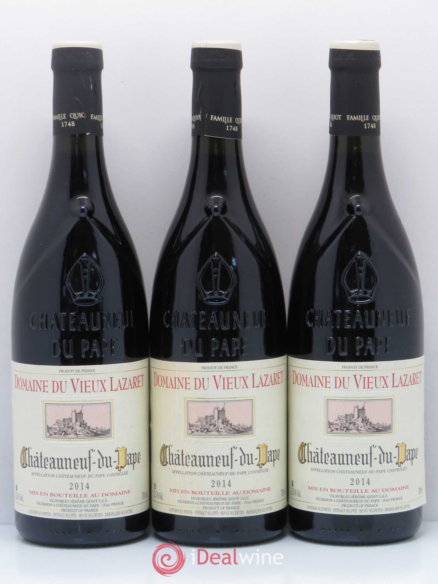 Châteauneuf-du-Pape Vieux Lazaret 2014 - Posten von 6 Flaschen - 2