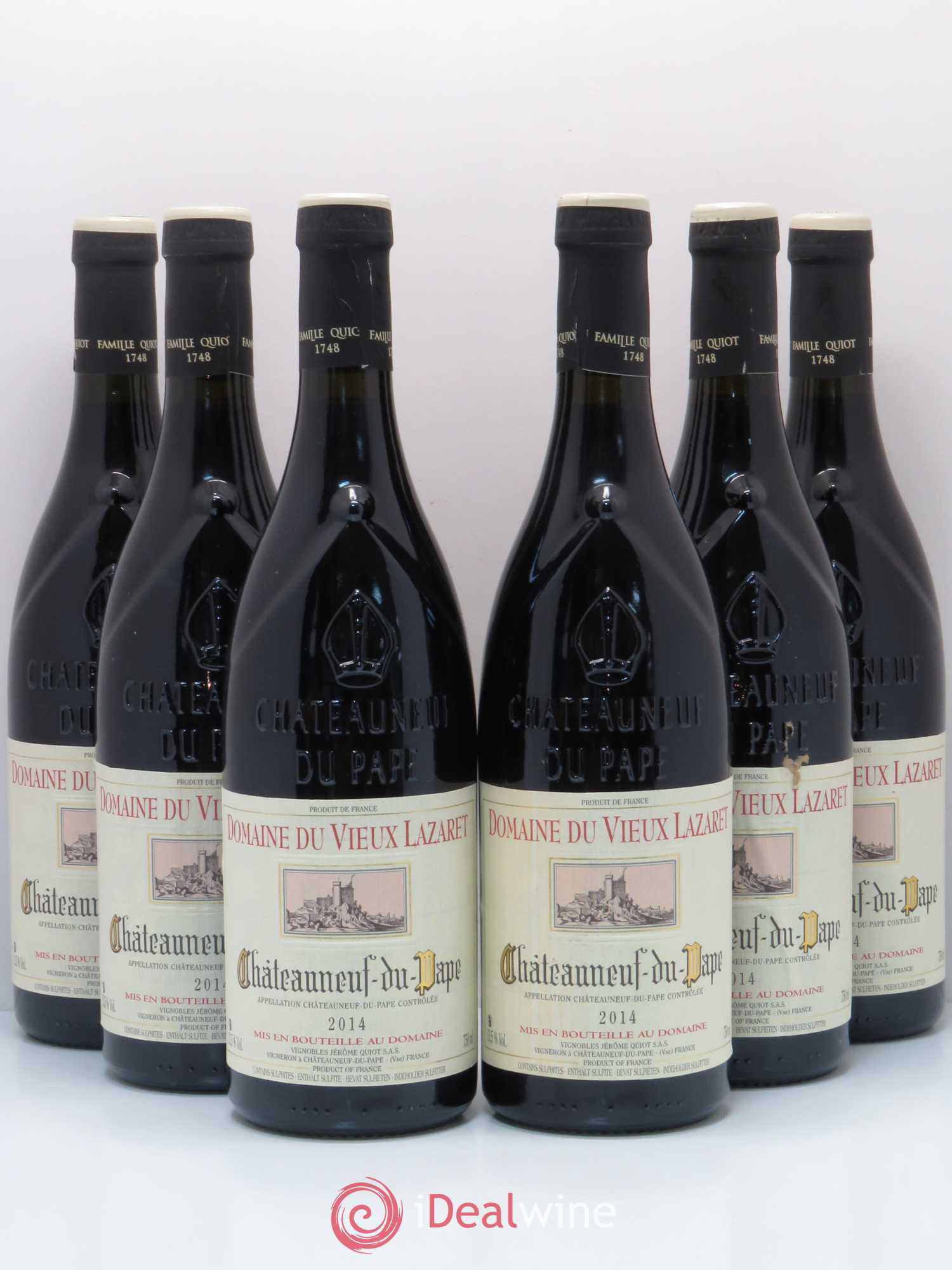 Châteauneuf-du-Pape Vieux Lazaret 2014 - Posten von 6 Flaschen - 0