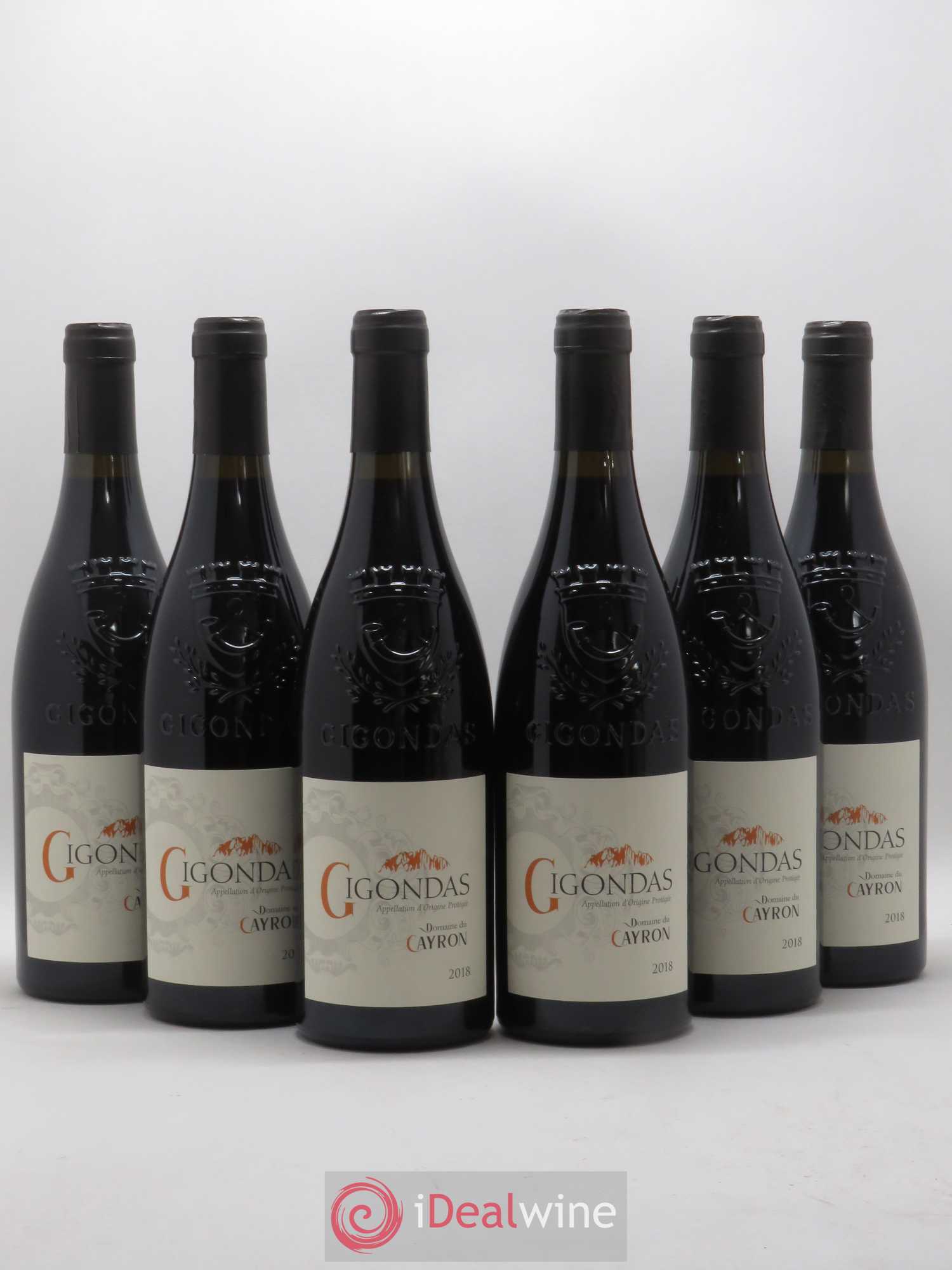Gigondas Domaine du Cayron (sans prix de réserve) 2018 - Posten von 6 Flaschen - 0