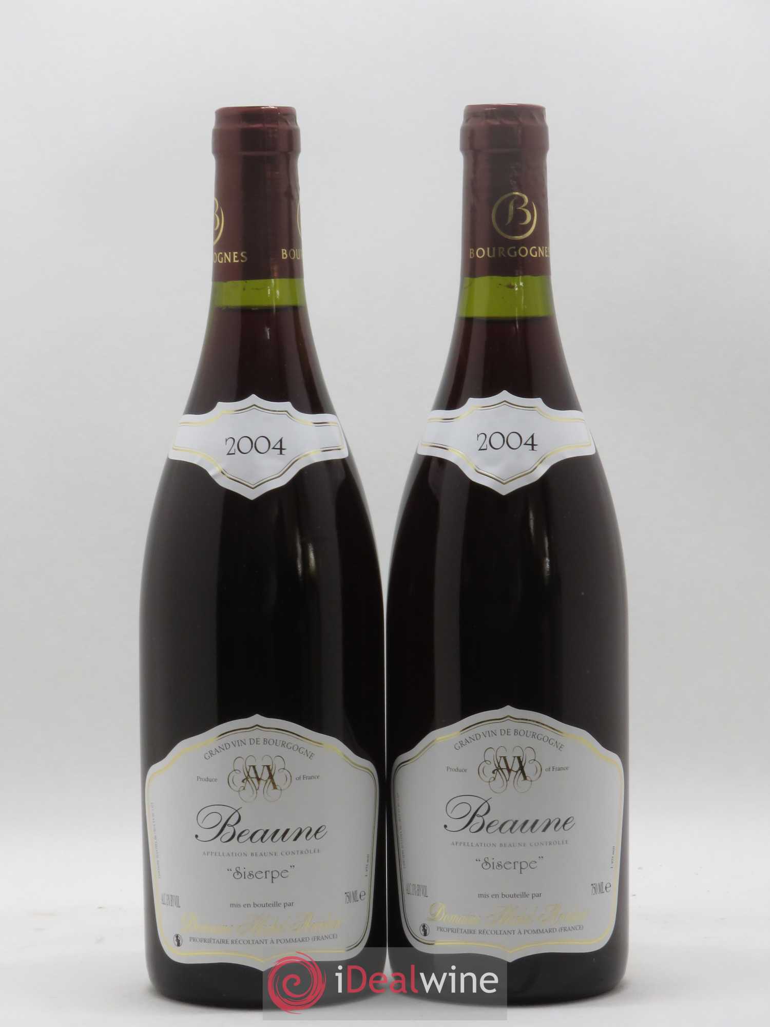 Beaune Le Siserpe Domaine Arcelain 2004 - Lot de 2 bouteilles - 0