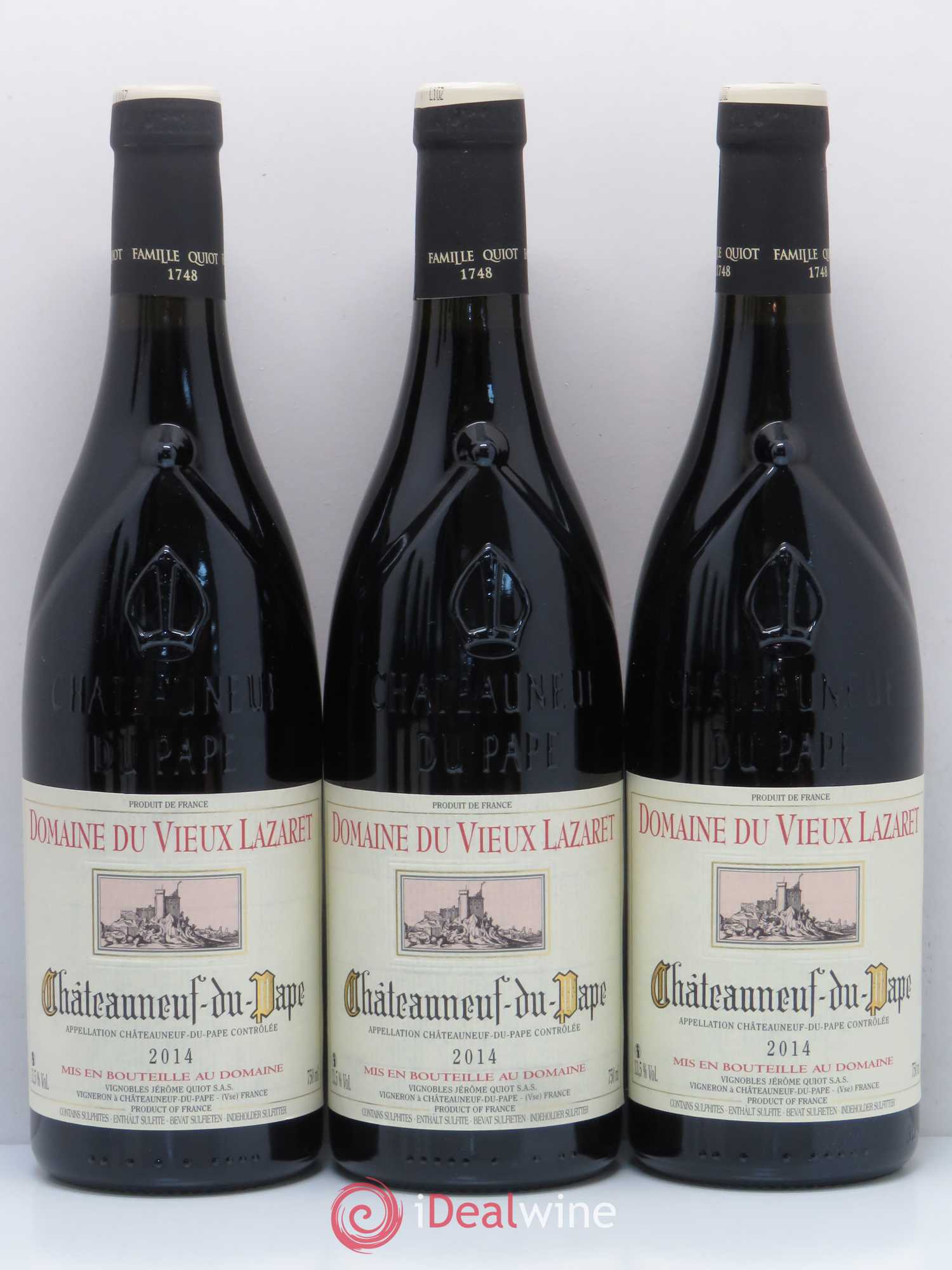 Châteauneuf-du-Pape Vieux Lazaret 2014 - Posten von 6 Flaschen - 1