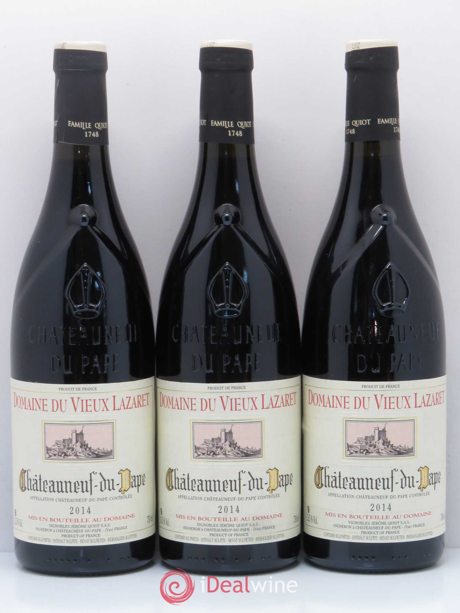 Châteauneuf-du-Pape Vieux Lazaret 2014 - Posten von 6 Flaschen - 2