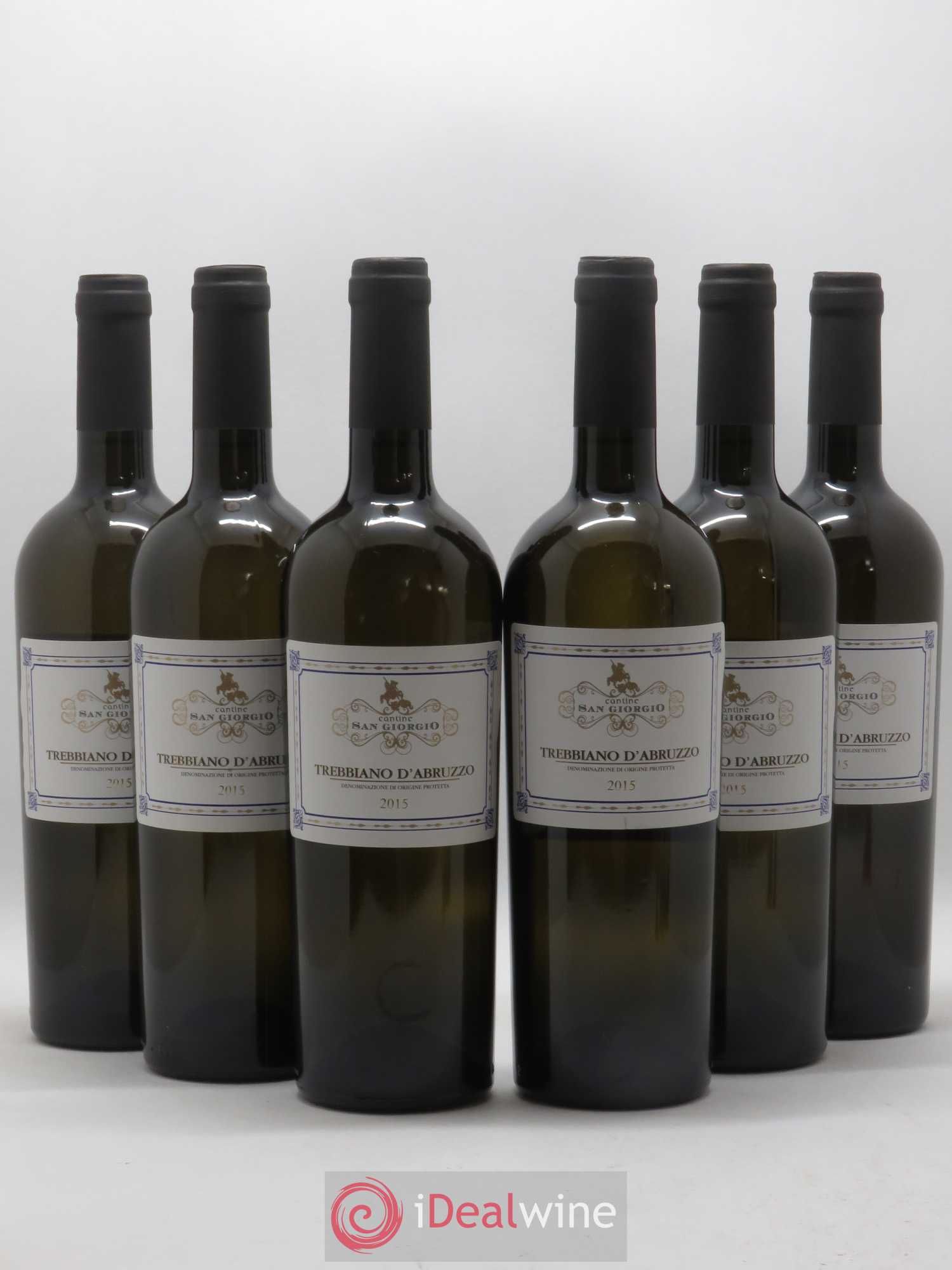 Trebbiano d'Abruzzo Cantine San Giorgio (sans prix de réserve) 2015 - Posten von 6 Flaschen - 0