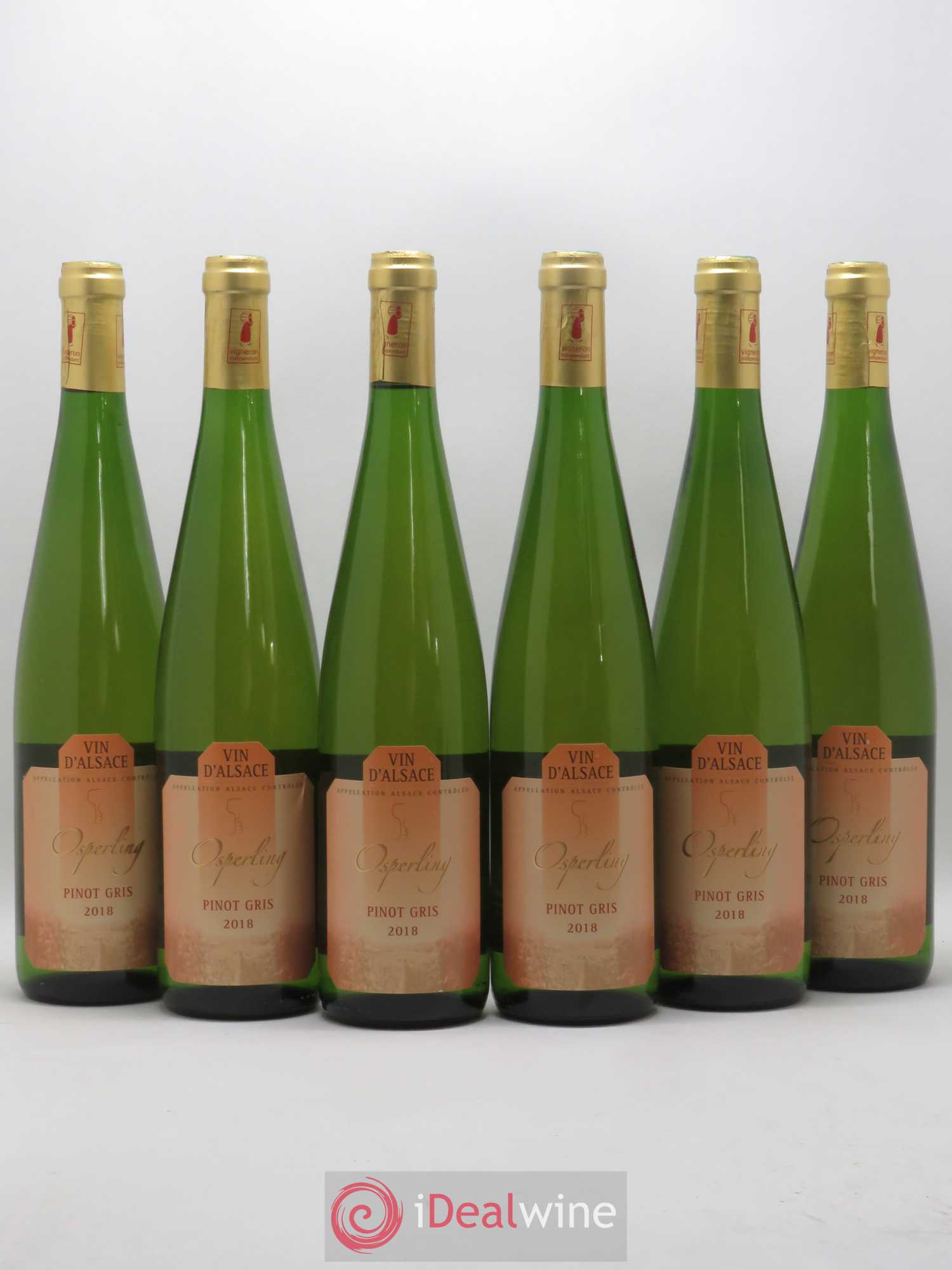 Alsace Pinot Gris Osperling Maurice Schueller 2018 - Posten von 6 Flaschen - 0