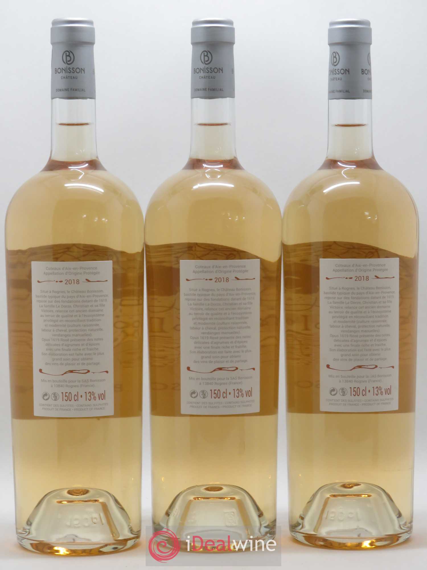 Divers Cuvée Opus 1619 Chaâeau Bonisson (sans prix de réserve) 2018 - Posten von 3 Magnum - 1
