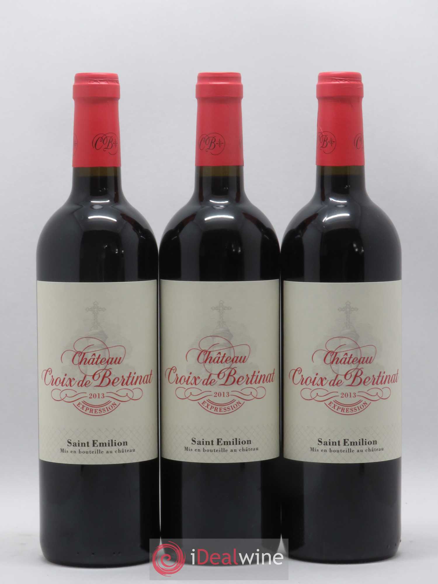 Saint-Émilion Chateau Croix de Bertinat Cuvée Expression (sans prix de réserve) 2013 - Lot de 12 bouteilles - 2