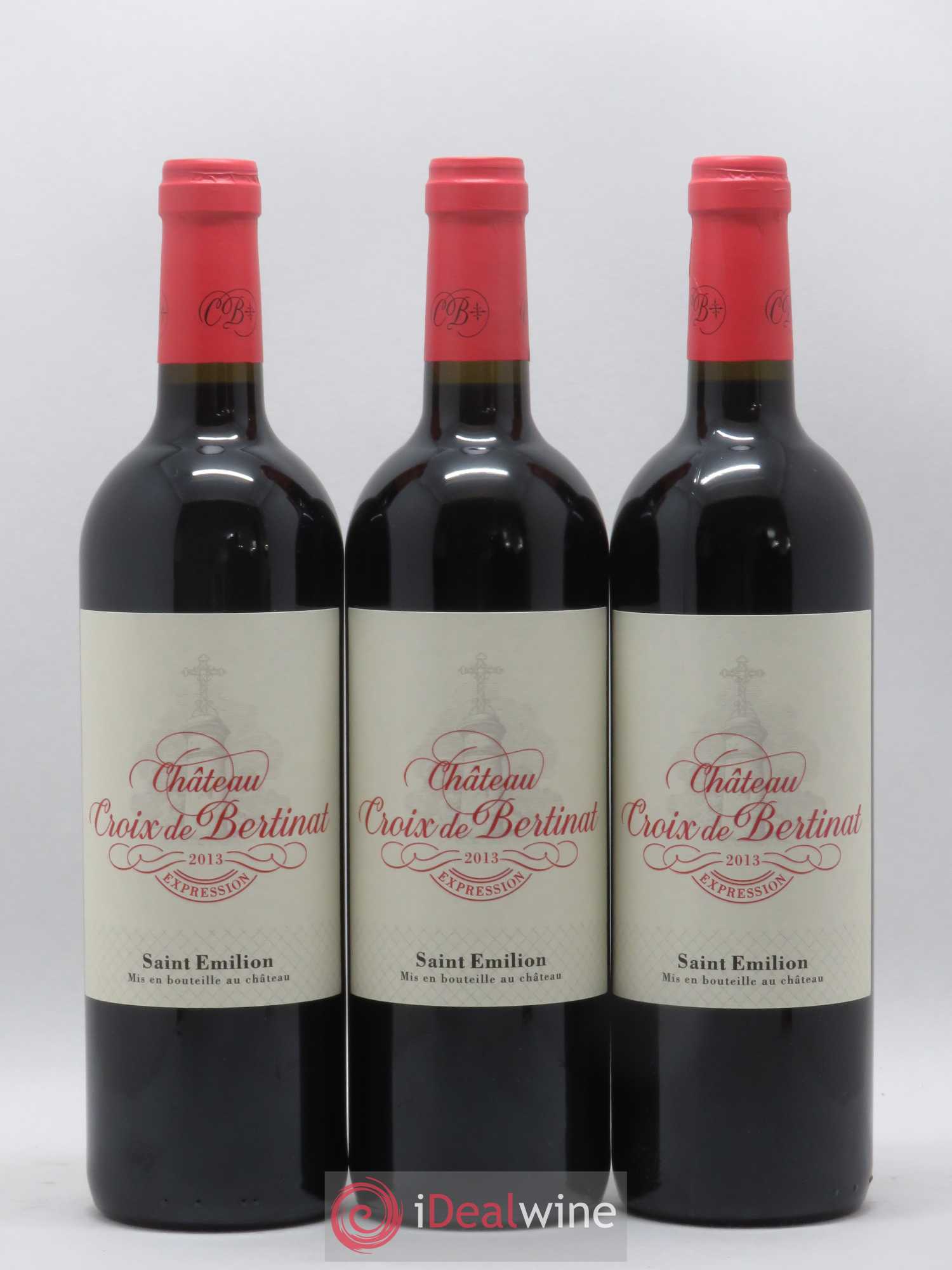 Saint-Émilion Chateau Croix de Bertinat Cuvée Expression (sans prix de réserve) 2013 - Lot de 12 bouteilles - 4