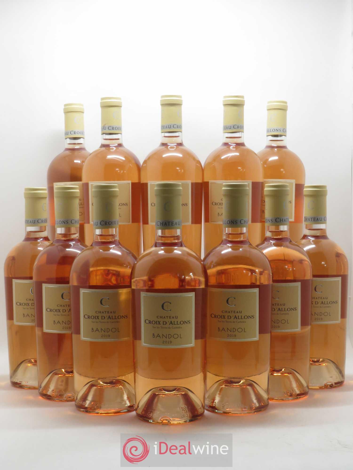 Bandol Croix d'Allons 2019 - Posten von 12 Flaschen - 0