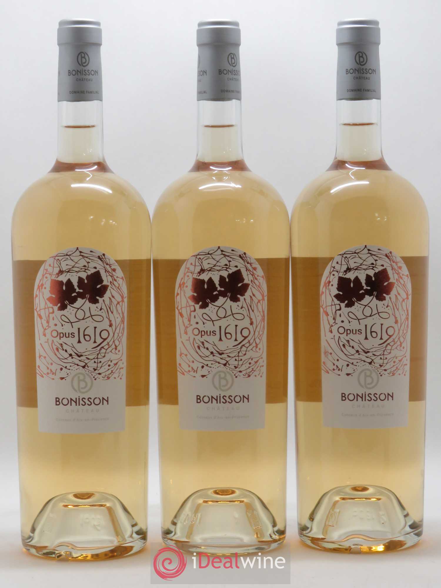 Divers Coteaux d'Aix-en-Provence Cuvée Opus 1619 Château Bonisson 2018 - Posten von 3 Magnum - 0