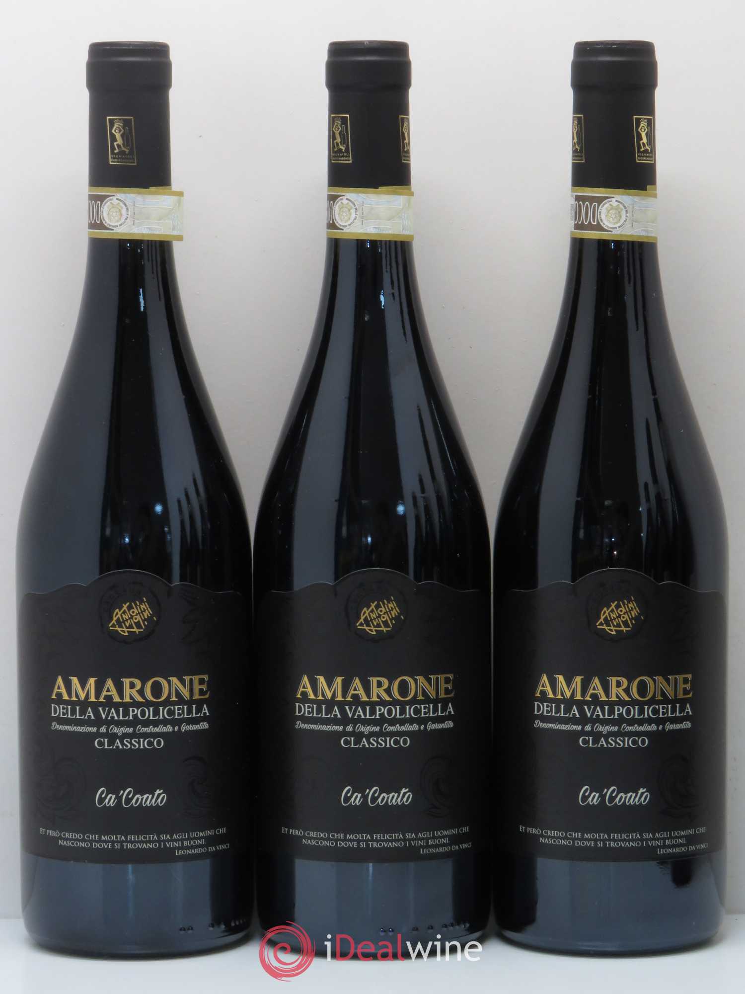 Amarone della Valpolicella DOC Classico Antolini Ca Coato 2011 - Lot de 6 bouteilles - 1