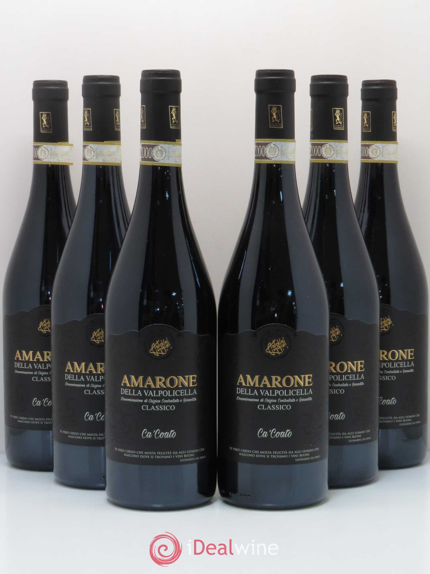 Amarone della Valpolicella DOC Classico Antolini Ca Coato 2011 - Lot de 6 bouteilles - 0