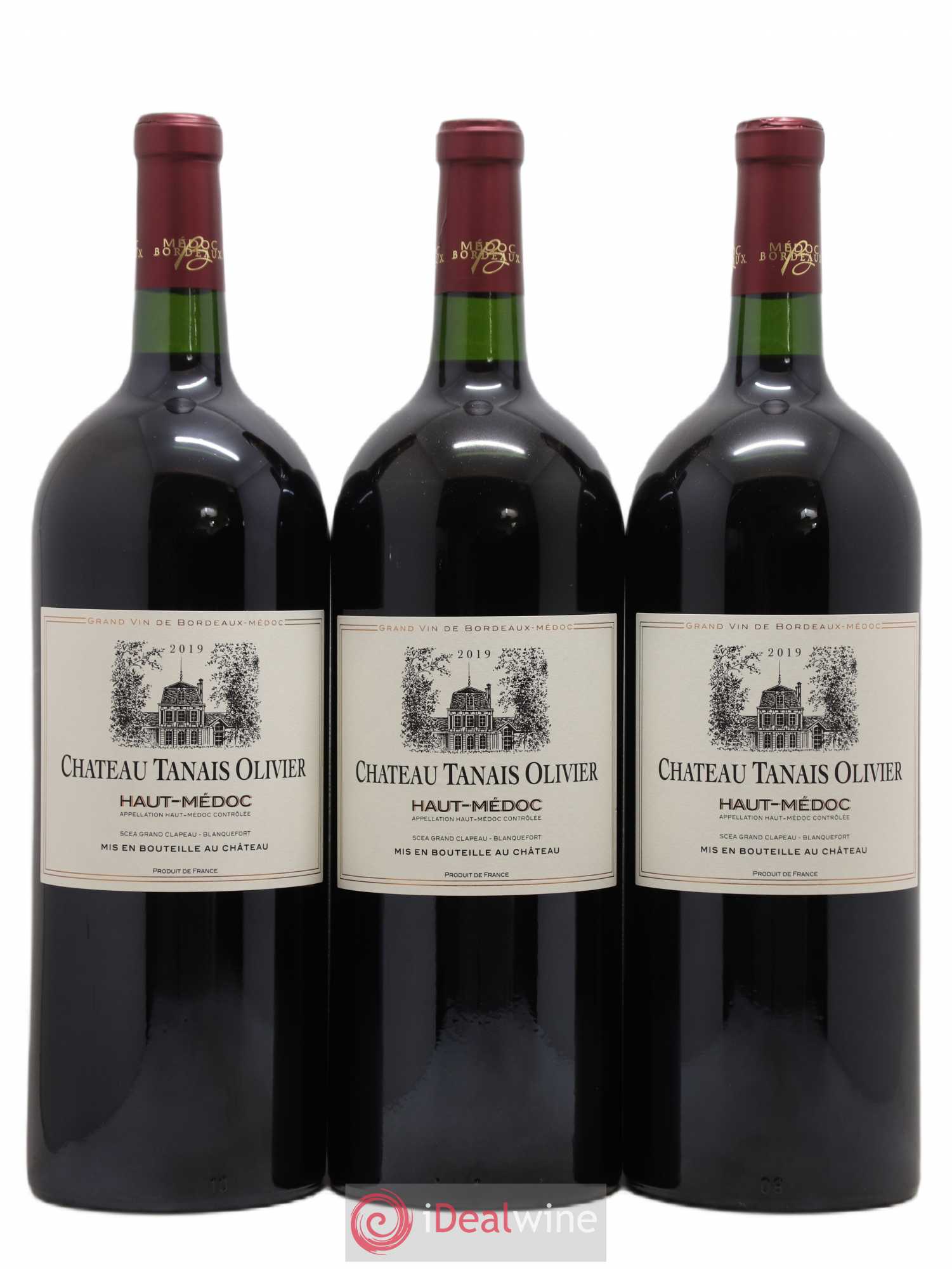 Haut Médoc Château de Tanais Olivier 2019 - Lot de 6 magnums - 2