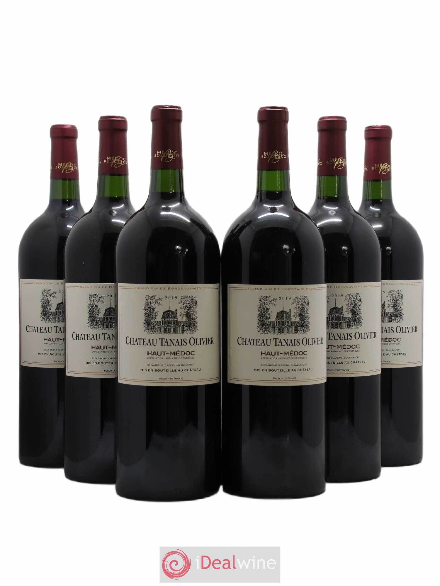 Haut Médoc Château de Tanais Olivier 2019 - Lot de 6 magnums - 0