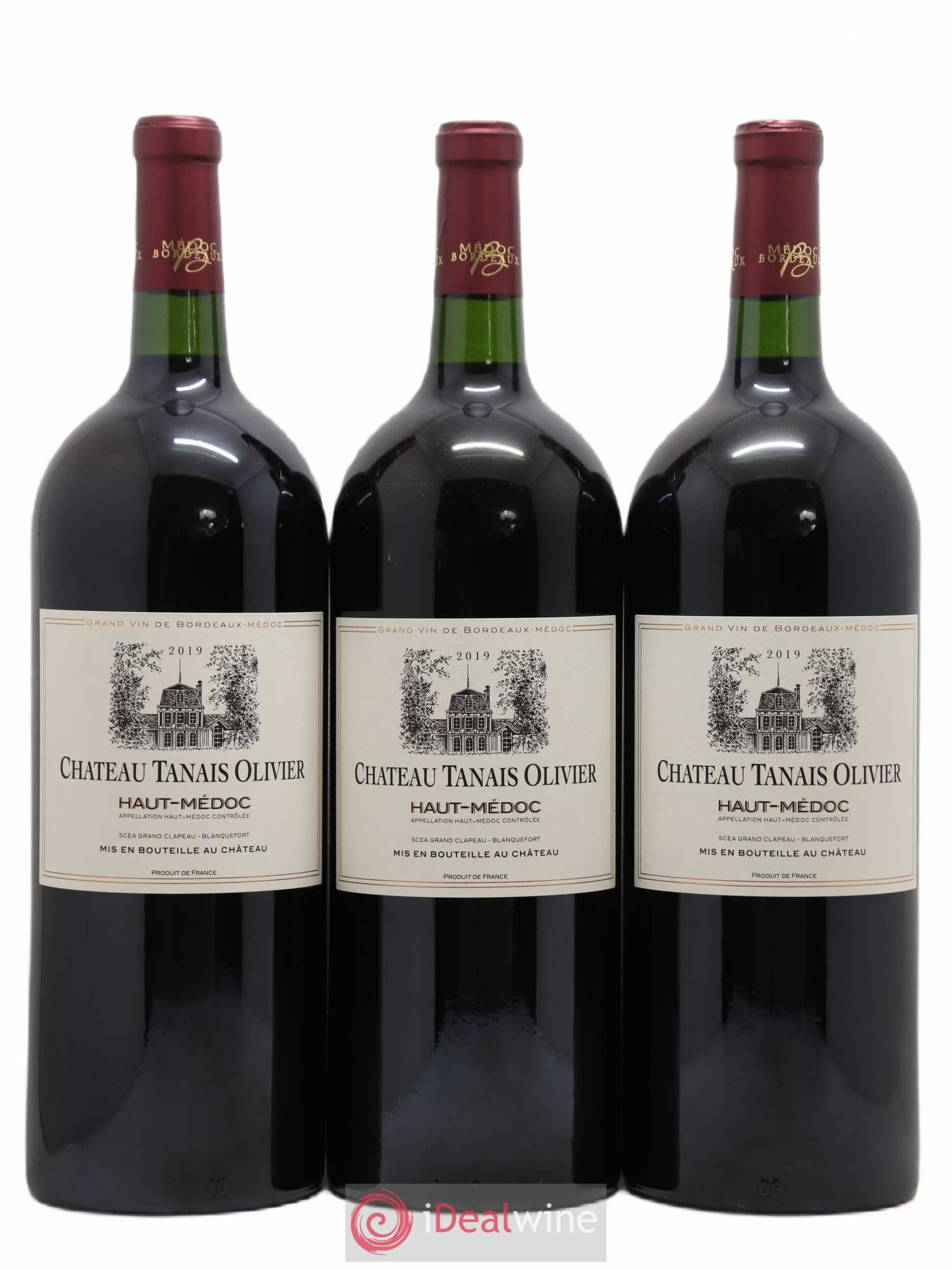 Haut Médoc Château de Tanais Olivier 2019 - Lot de 6 magnums - 1