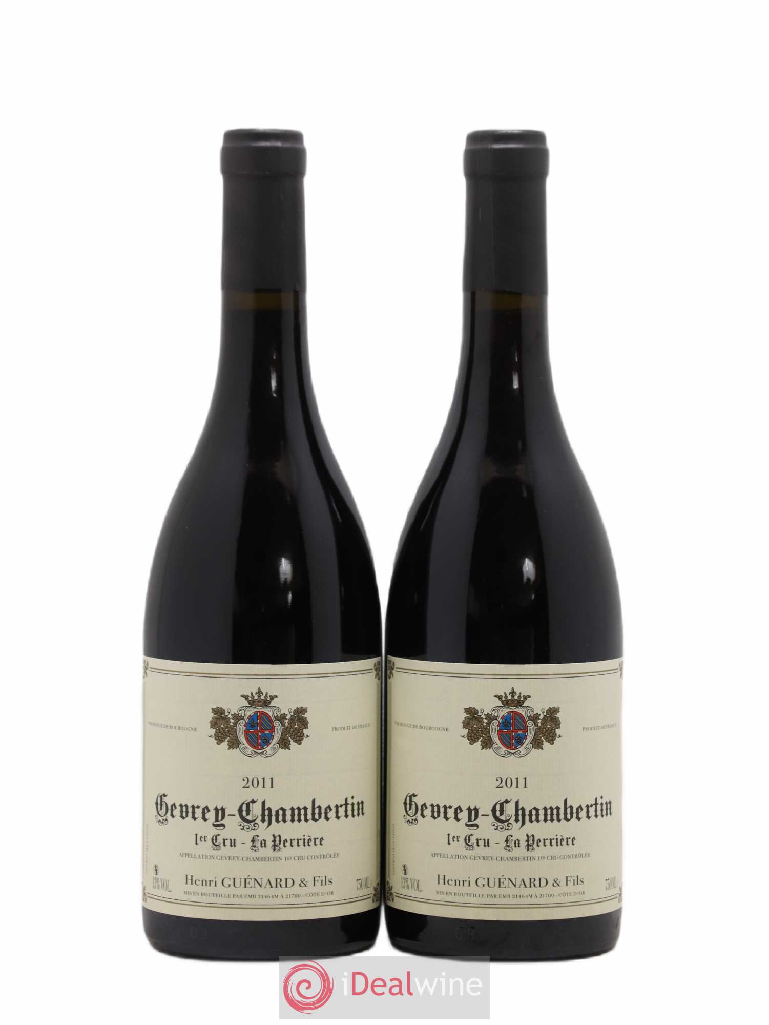 Gevrey-Chambertin 1er Cru La Perriere Henri Guenard 2011 - Posten von 2 Flaschen - 0