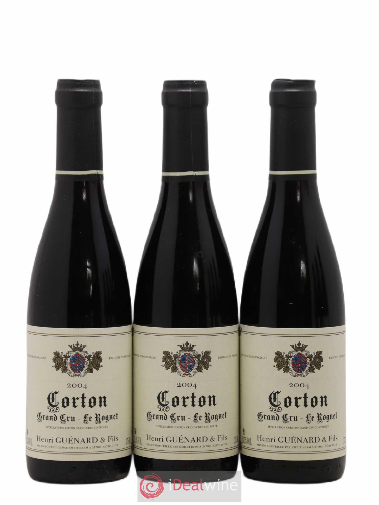 Corton Grand Cru Rognet Henri Guenard 2004 - Lot de 6 demi bouteilles - 2