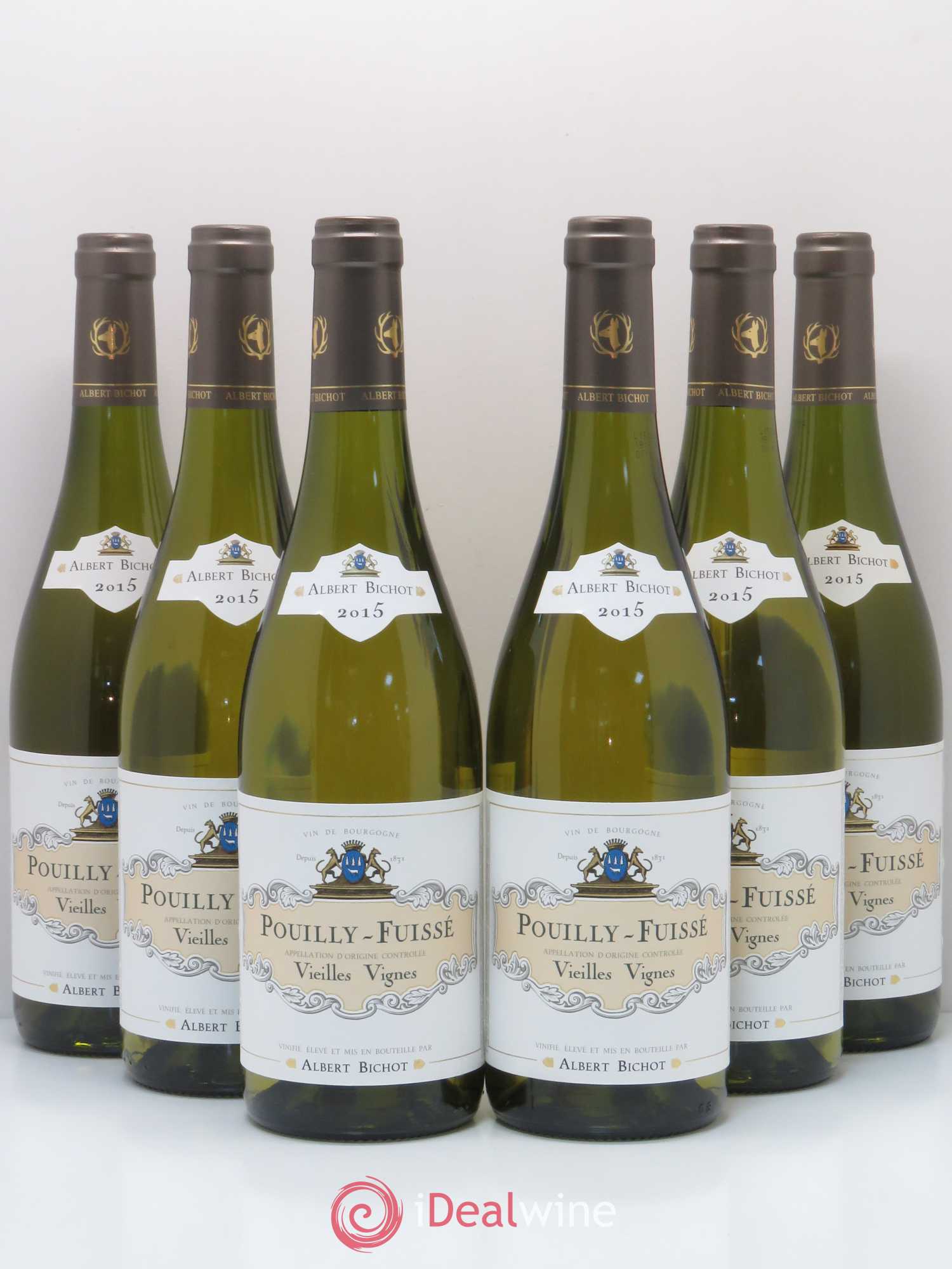 Pouilly-Fuissé Vieilles Vignes Albert Bichot 2015 - Posten von 6 Flaschen - 0