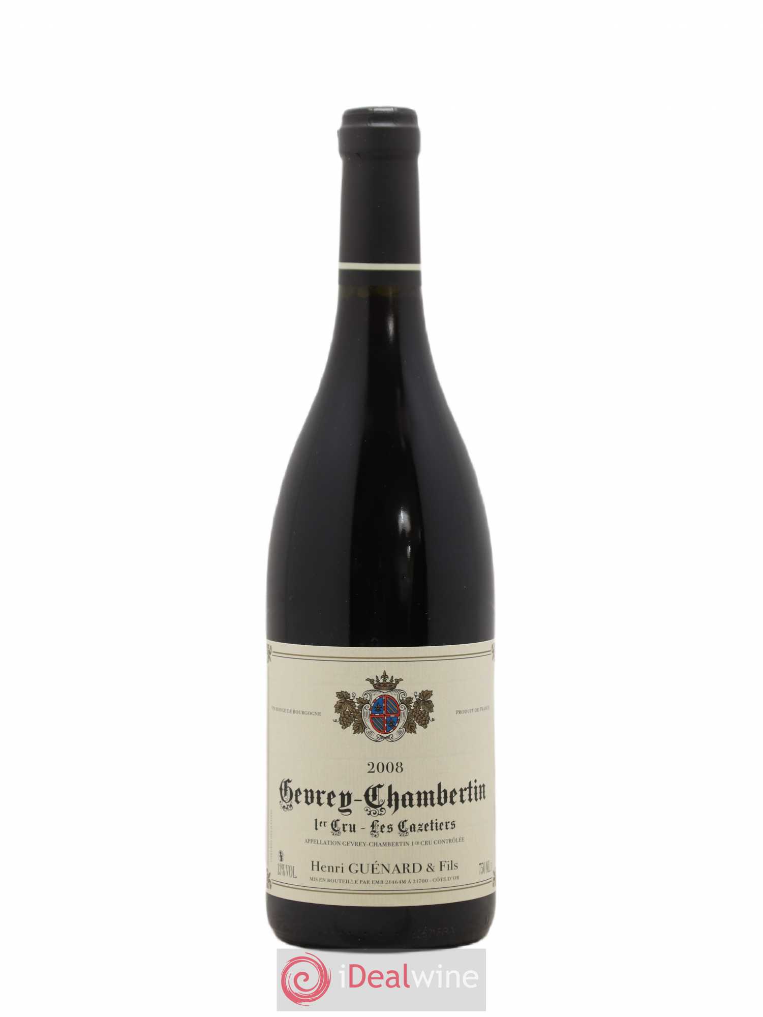 Gevrey-Chambertin 1er Cru Les Cazetiers Henri Guenard 2008 - Posten von 1 Flasche - 0