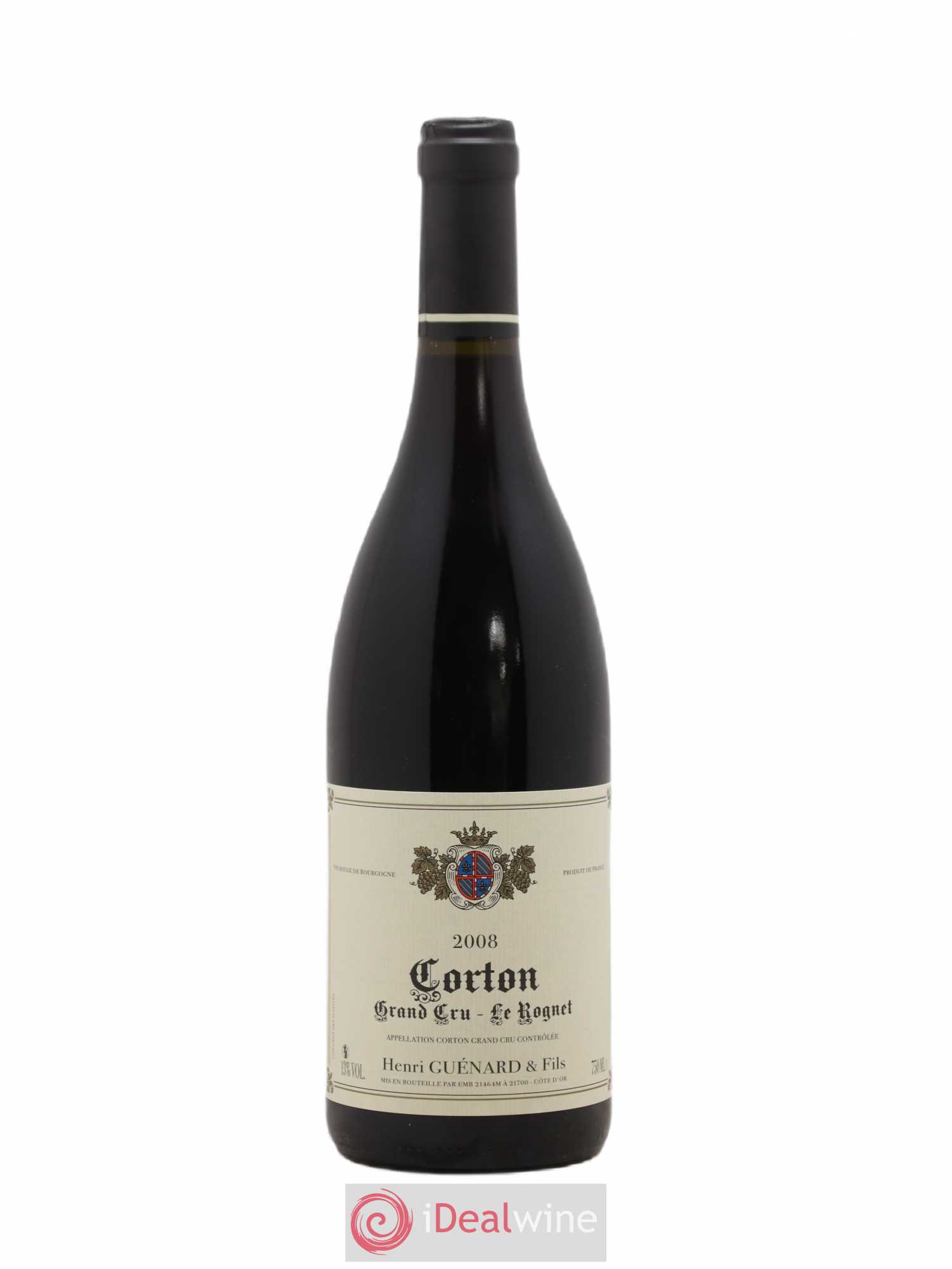 Corton Grand Cru Rognet Henri Guenard 2008 - Lot de 1 bouteille - 0