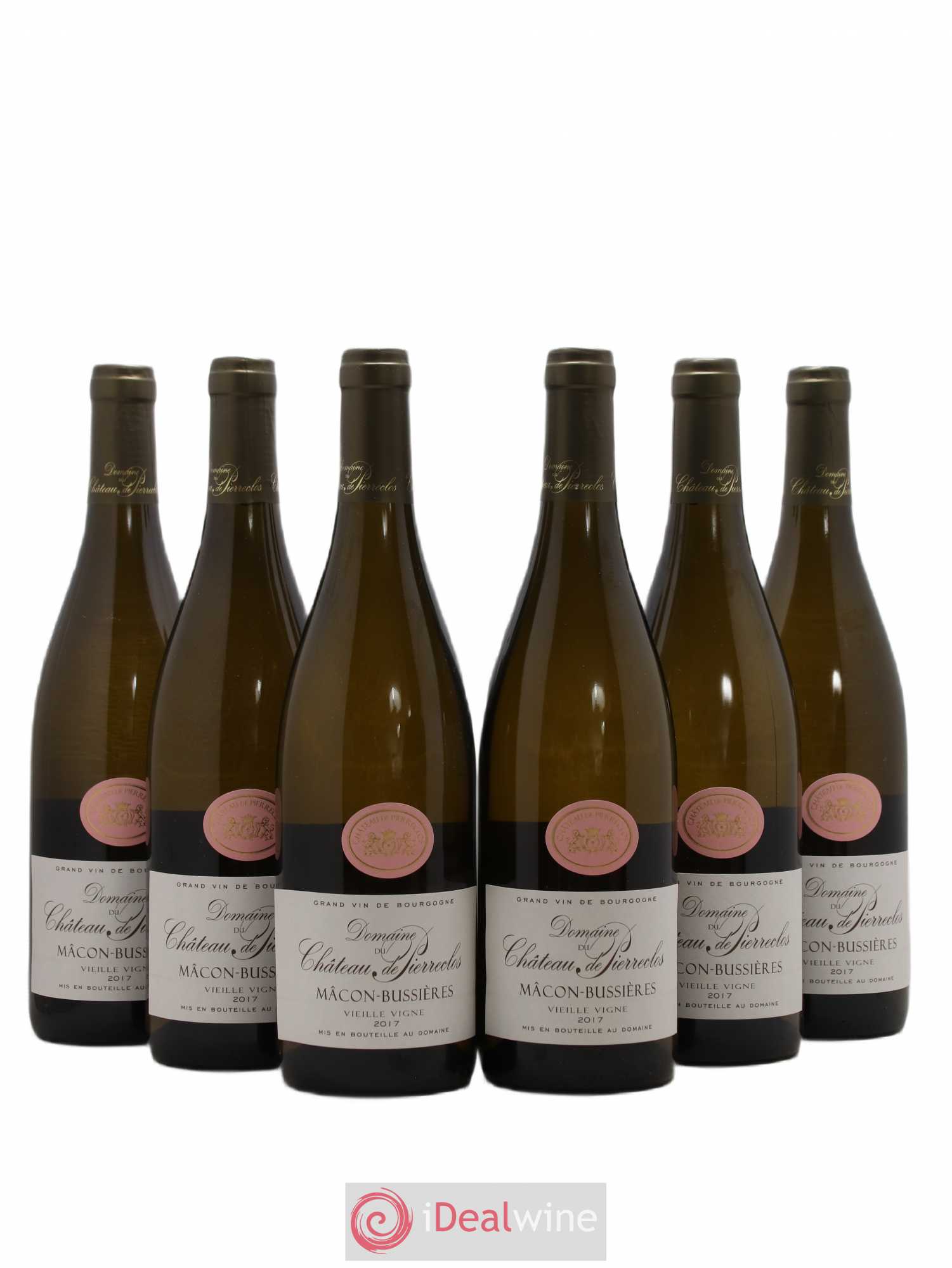 Mâcon Bussieres Vieilles vignes Domaine du Chateau de Pierreclos (sans prix de réserve) 2017 - Posten von 6 Flaschen - 0