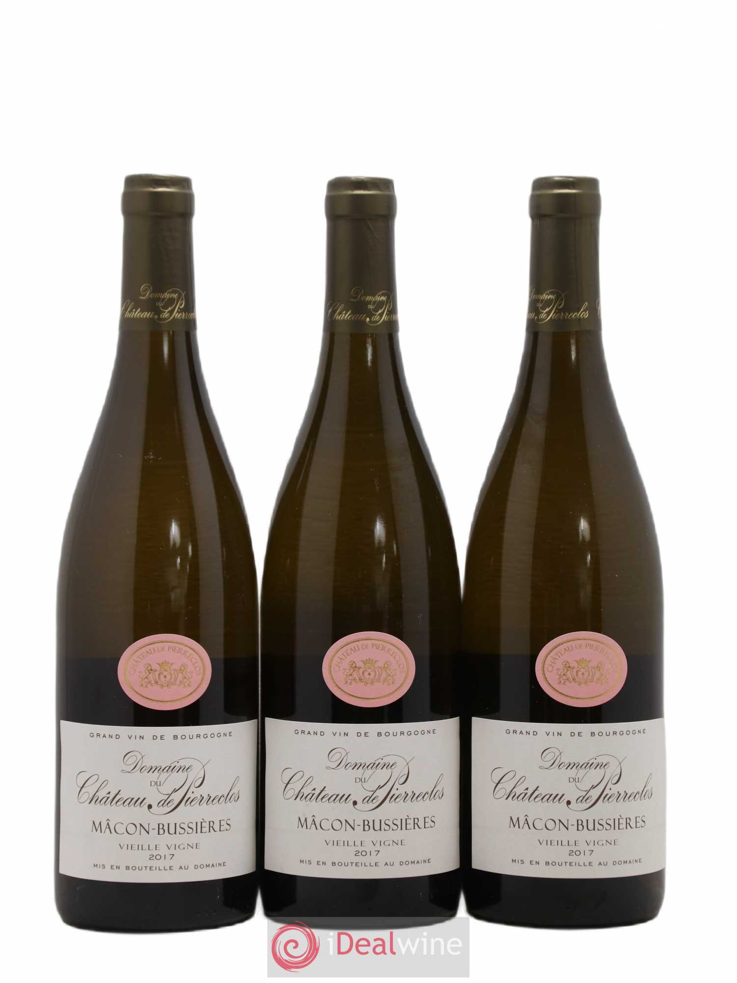 Mâcon Bussieres Vieilles vignes Domaine du Chateau de Pierreclos (sans prix de réserve) 2017 - Posten von 6 Flaschen - 2