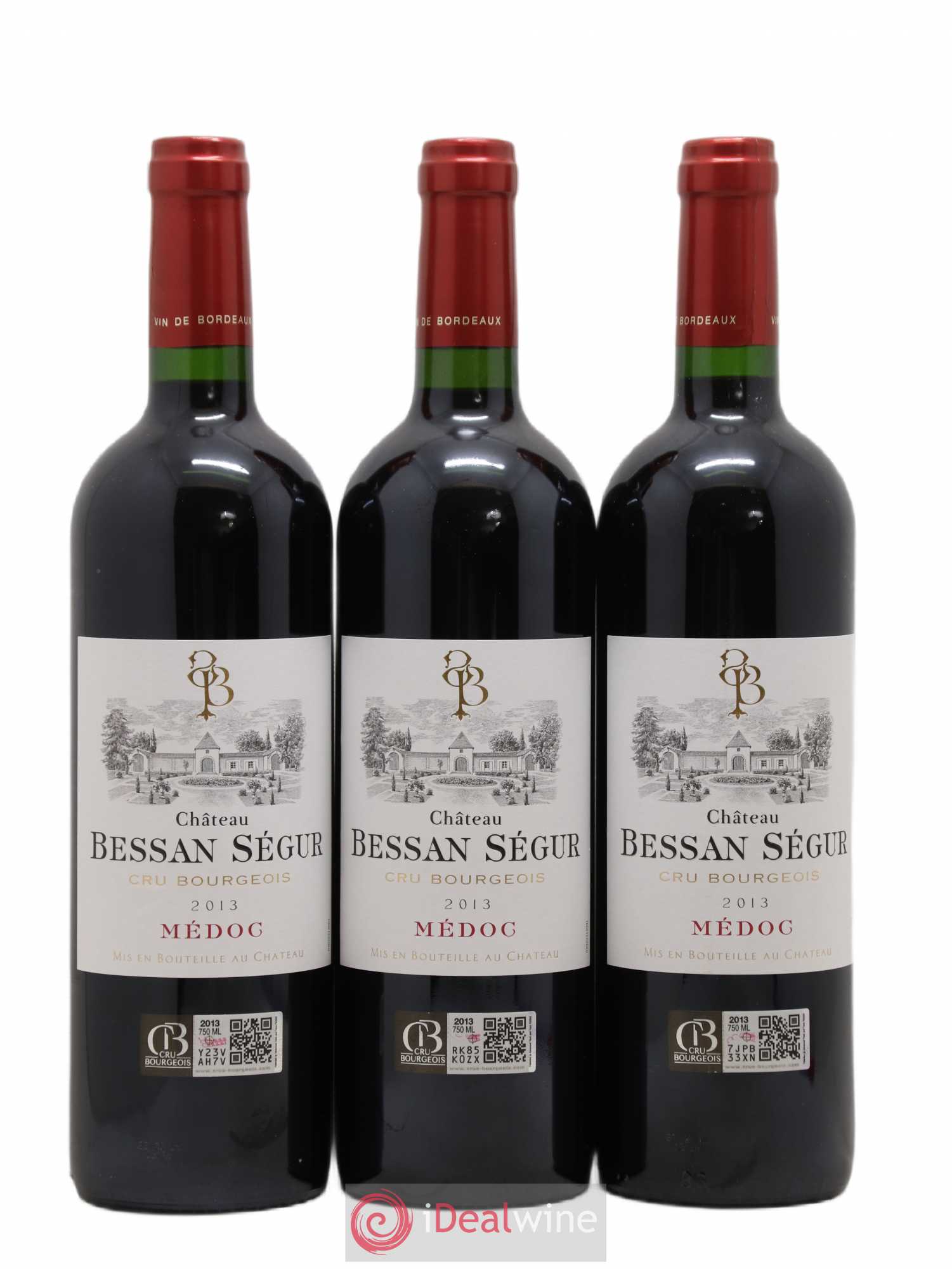 Médoc Bessan Segur Cru Bourgeois (sans prix de réserve) 2013 - Posten von 6 Flaschen - 1