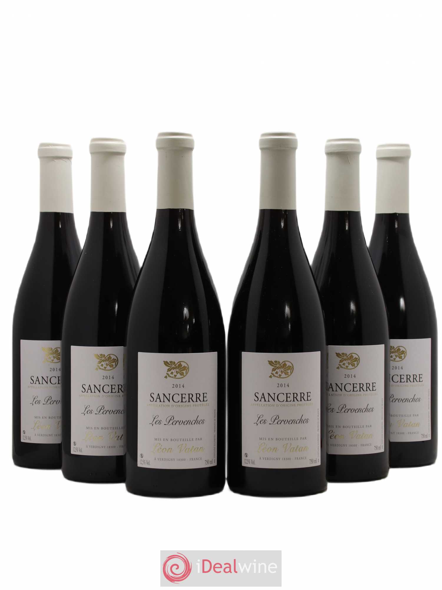 Sancerre Les Pervenches Vatan (sans prix de réserve) 2014 - Posten von 6 Flaschen - 0