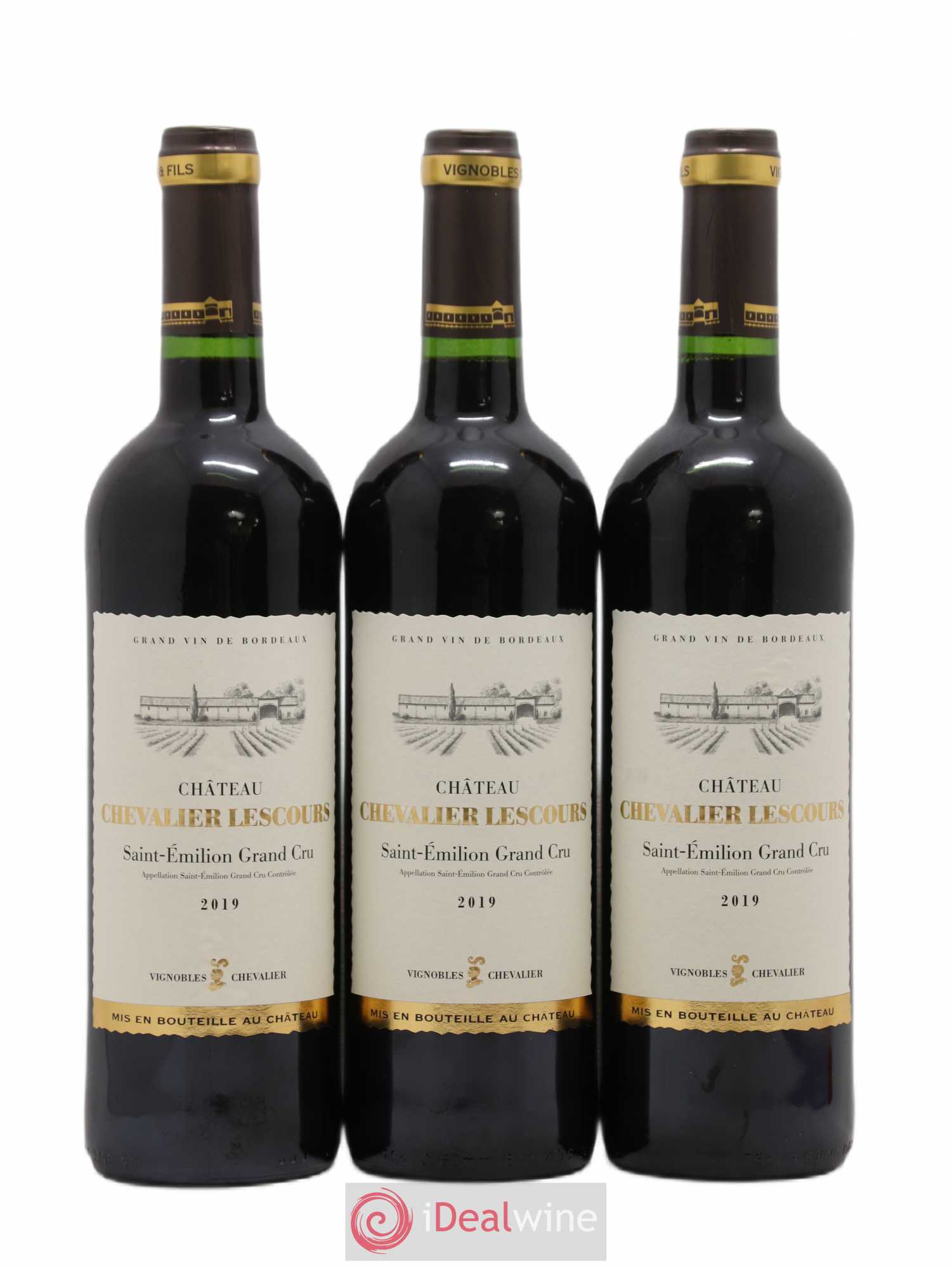 Saint-Émilion Grand Cru Château Chevallier Lescours (sans prix de réserve) 2019 - Posten von 6 Flaschen - 2