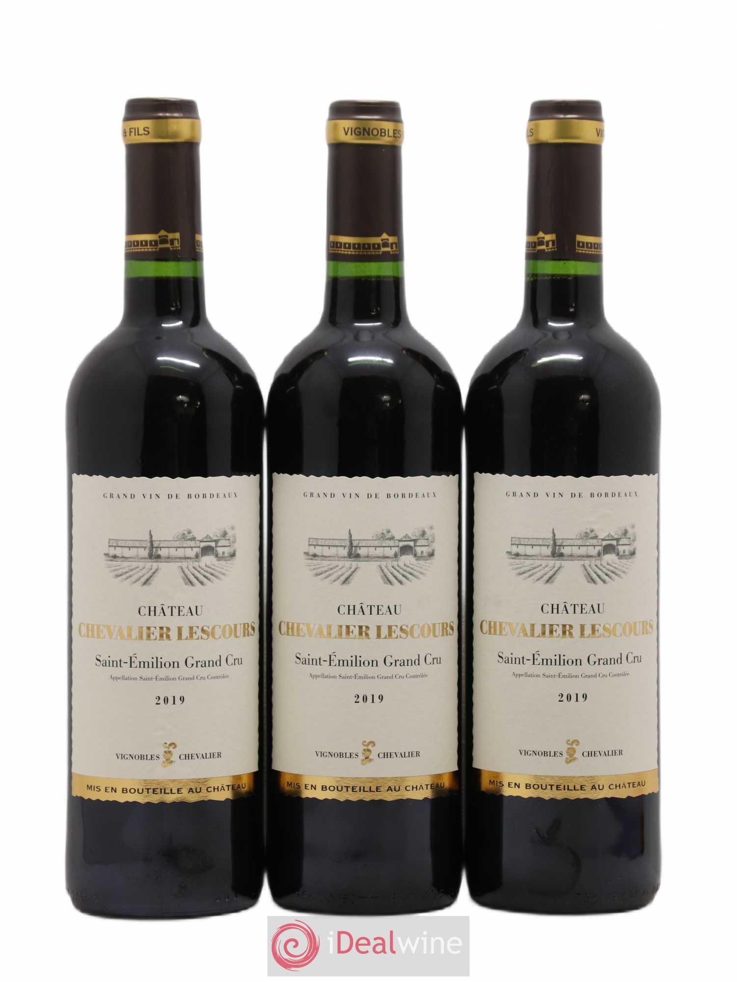 Saint-Émilion Grand Cru Château Chevallier Lescours (sans prix de réserve) 2019 - Posten von 6 Flaschen - 1