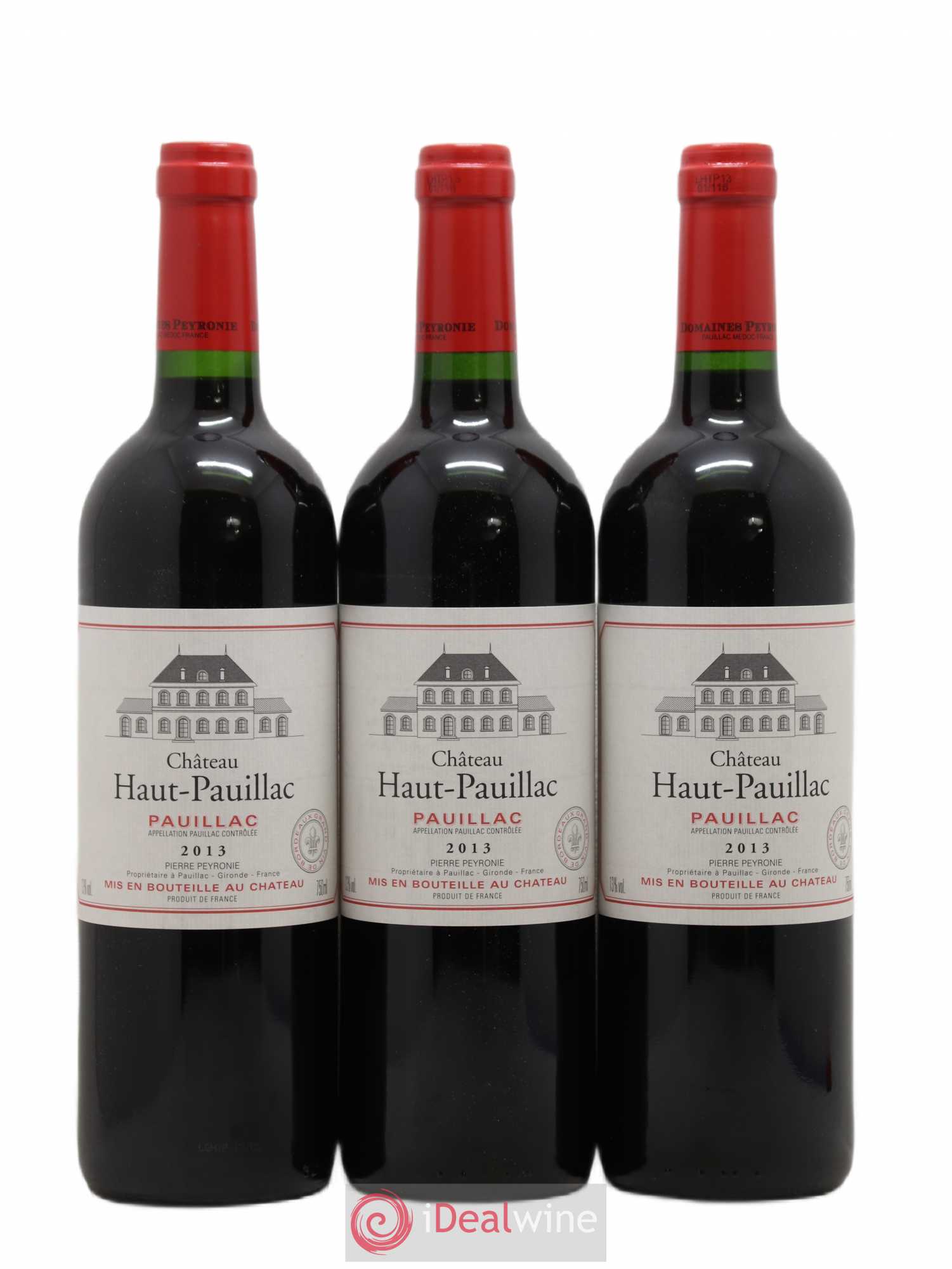 Pauillac Château Haut Pauillac (no reserve) 2013 - Lot of 6 bottles - 1