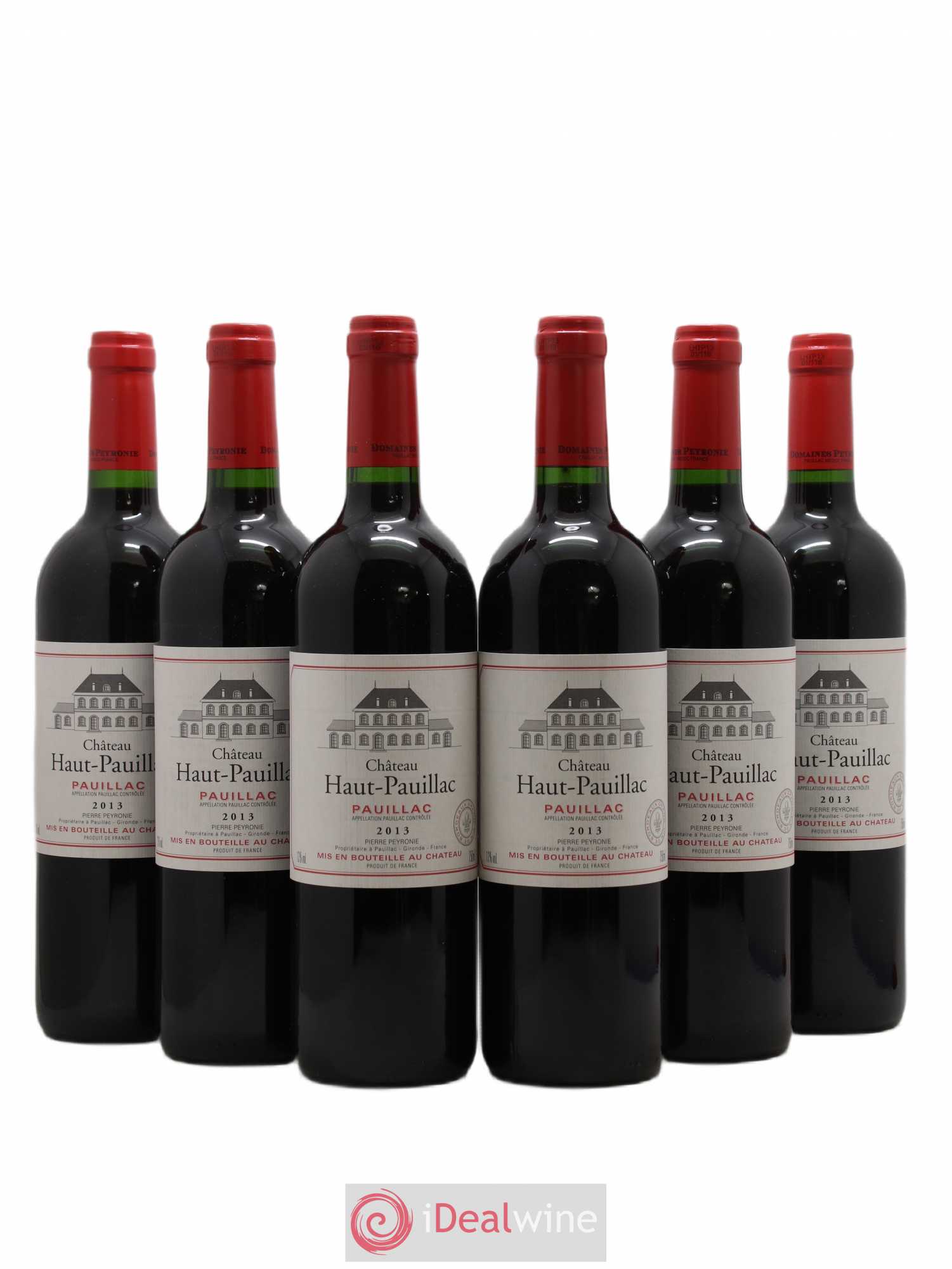 Pauillac Château Haut Pauillac (no reserve) 2013 - Lot of 6 bottles - 0
